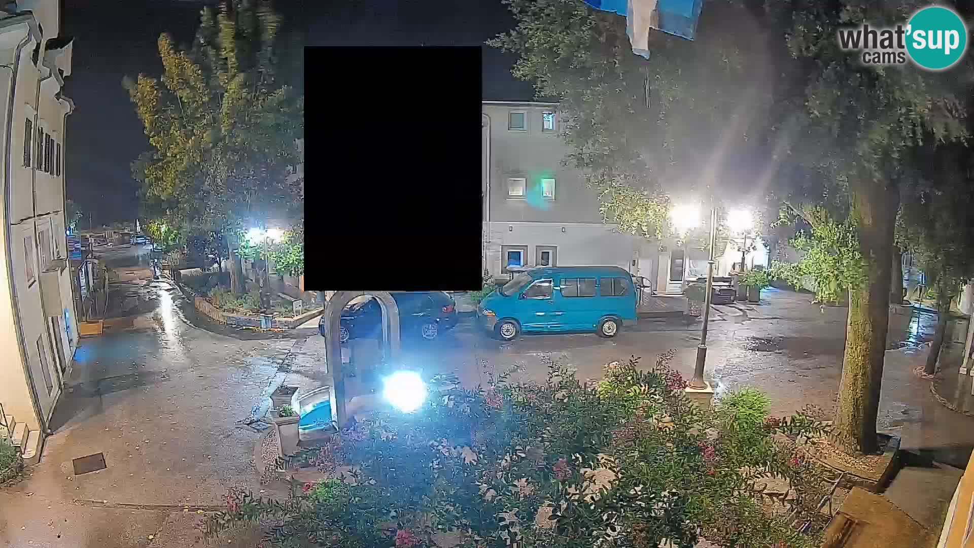 Webcam Mošćenička Draga Center – Live View of the Town Center