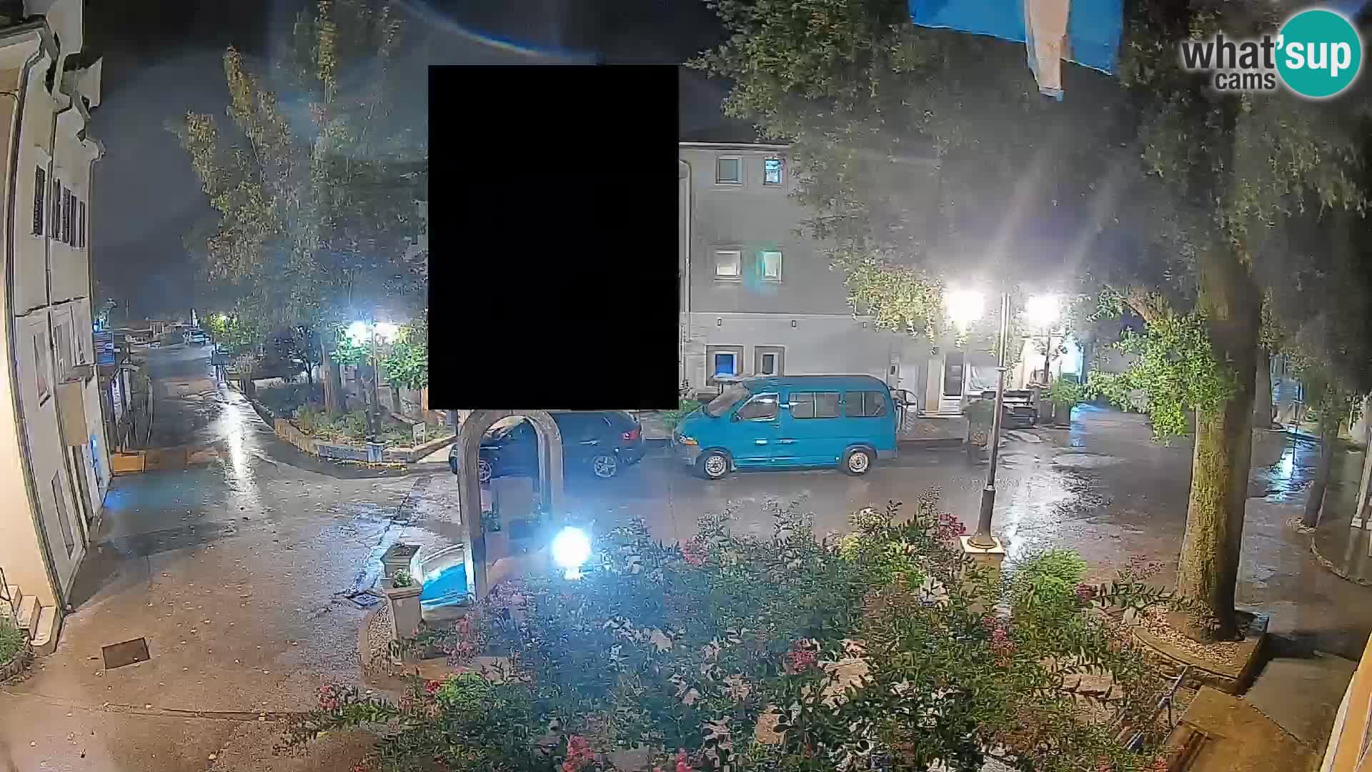 Webcam Mošćenička Draga Center – Live View of the Town Center