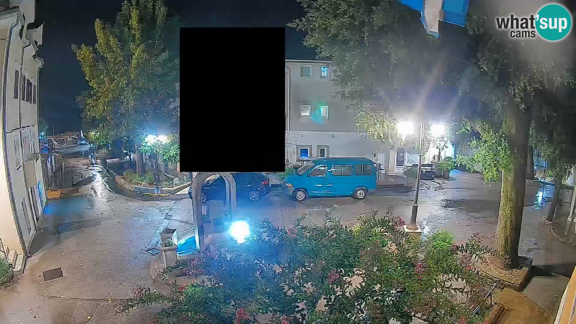 Webcam Mošćenička Draga Center – Live View of the Town Center