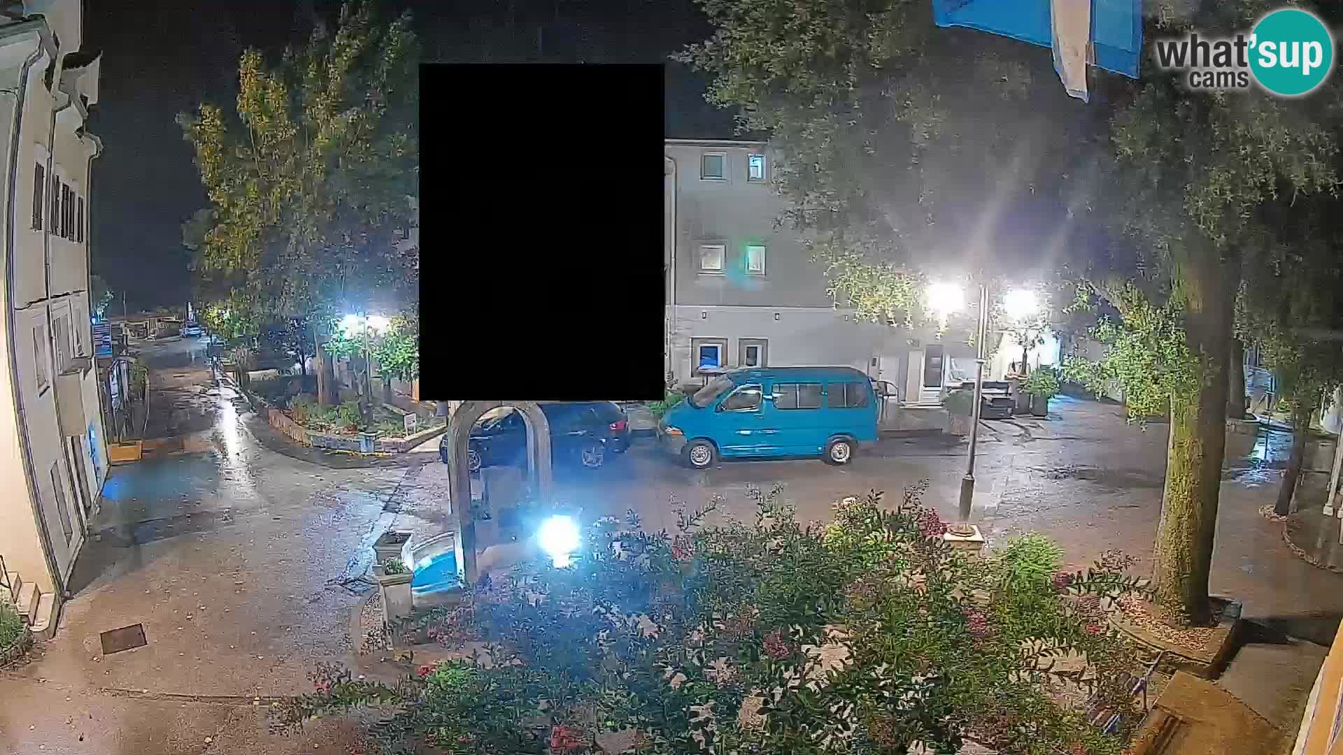 Webcam Mošćenička Draga Center – Live View of the Town Center