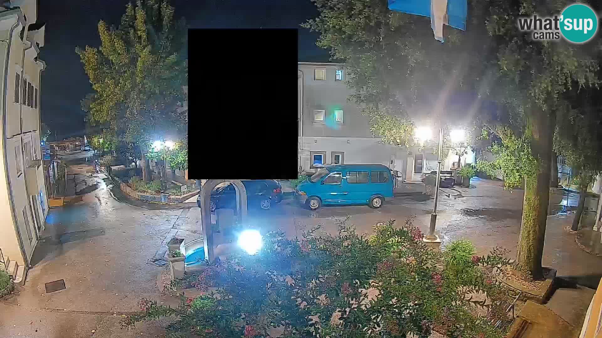 Webcam Mošćenička Draga Center – Live View of the Town Center