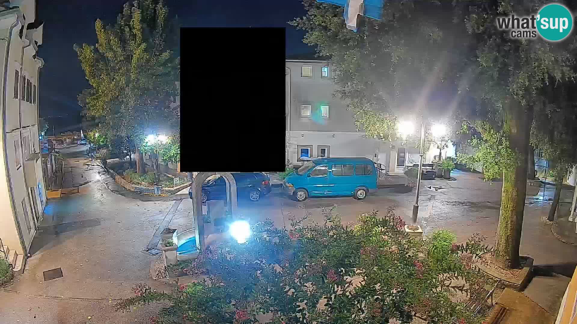 Webcam Mošćenička Draga Center – Live View of the Town Center