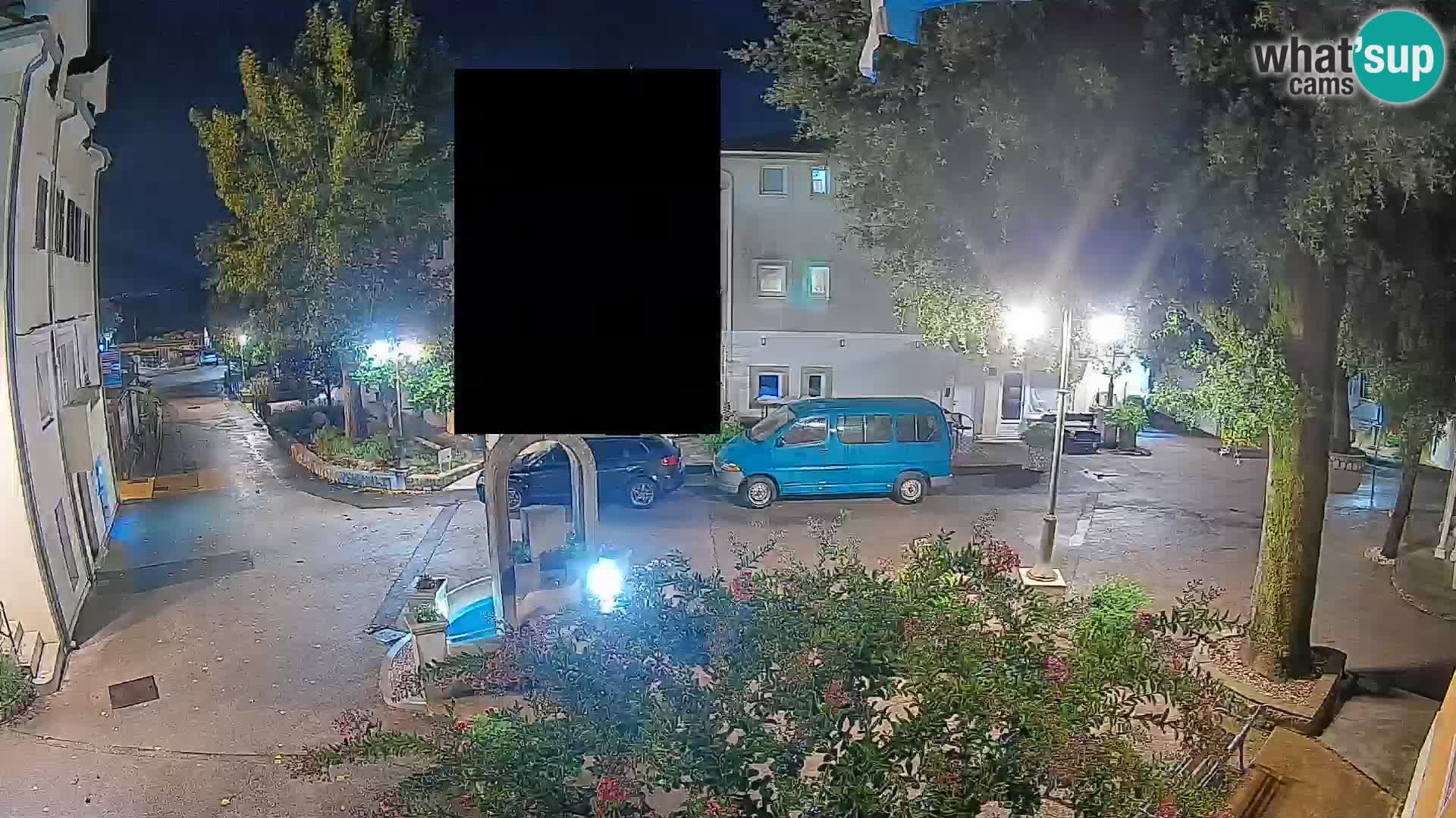 Webcam Mošćenička Draga Center – Live View of the Town Center
