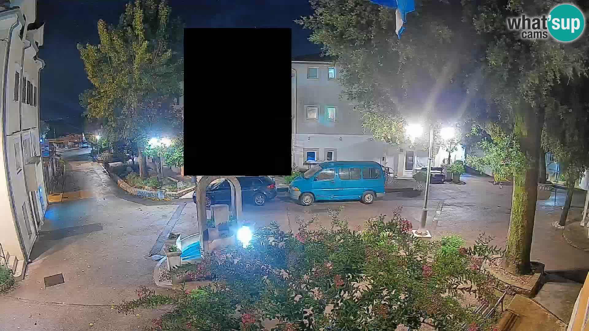Webcam Mošćenička Draga Center – Live View of the Town Center