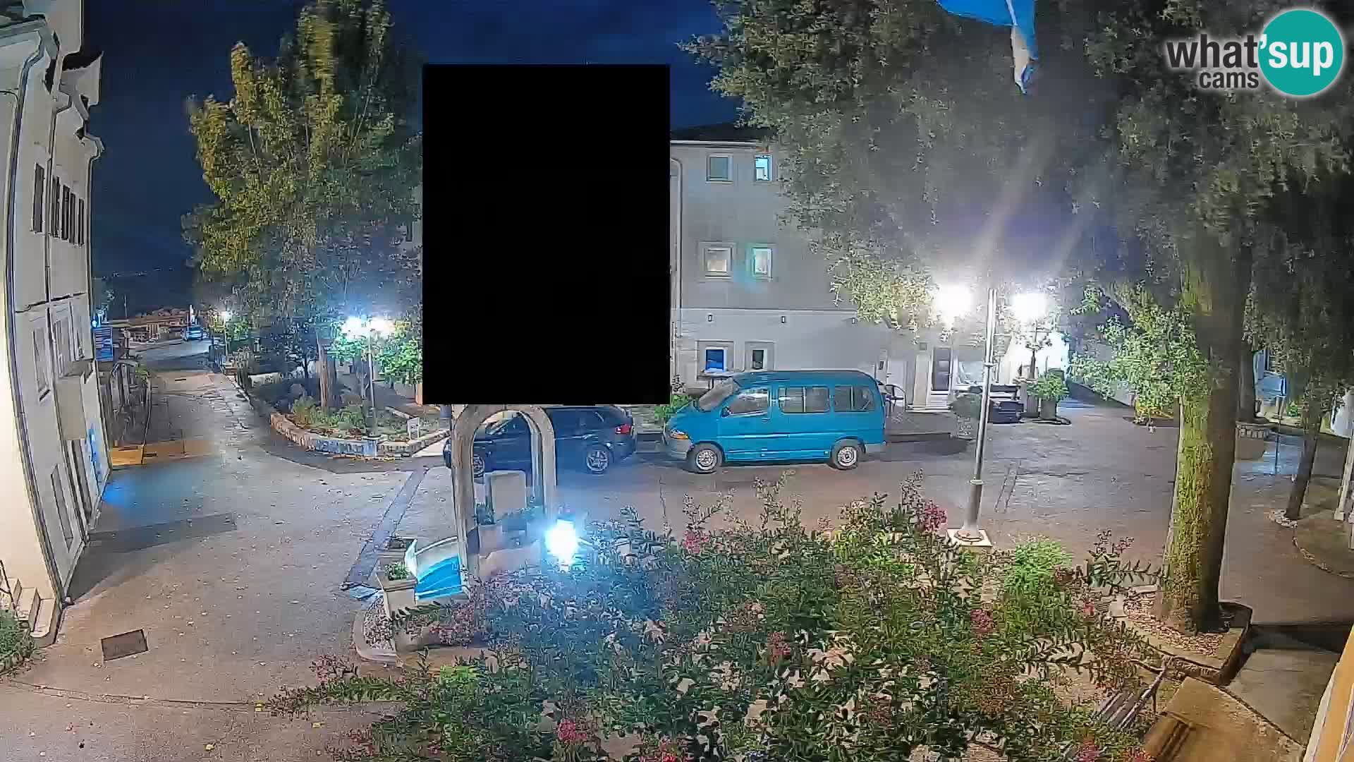 Webcam Mošćenička Draga Center – Live View of the Town Center