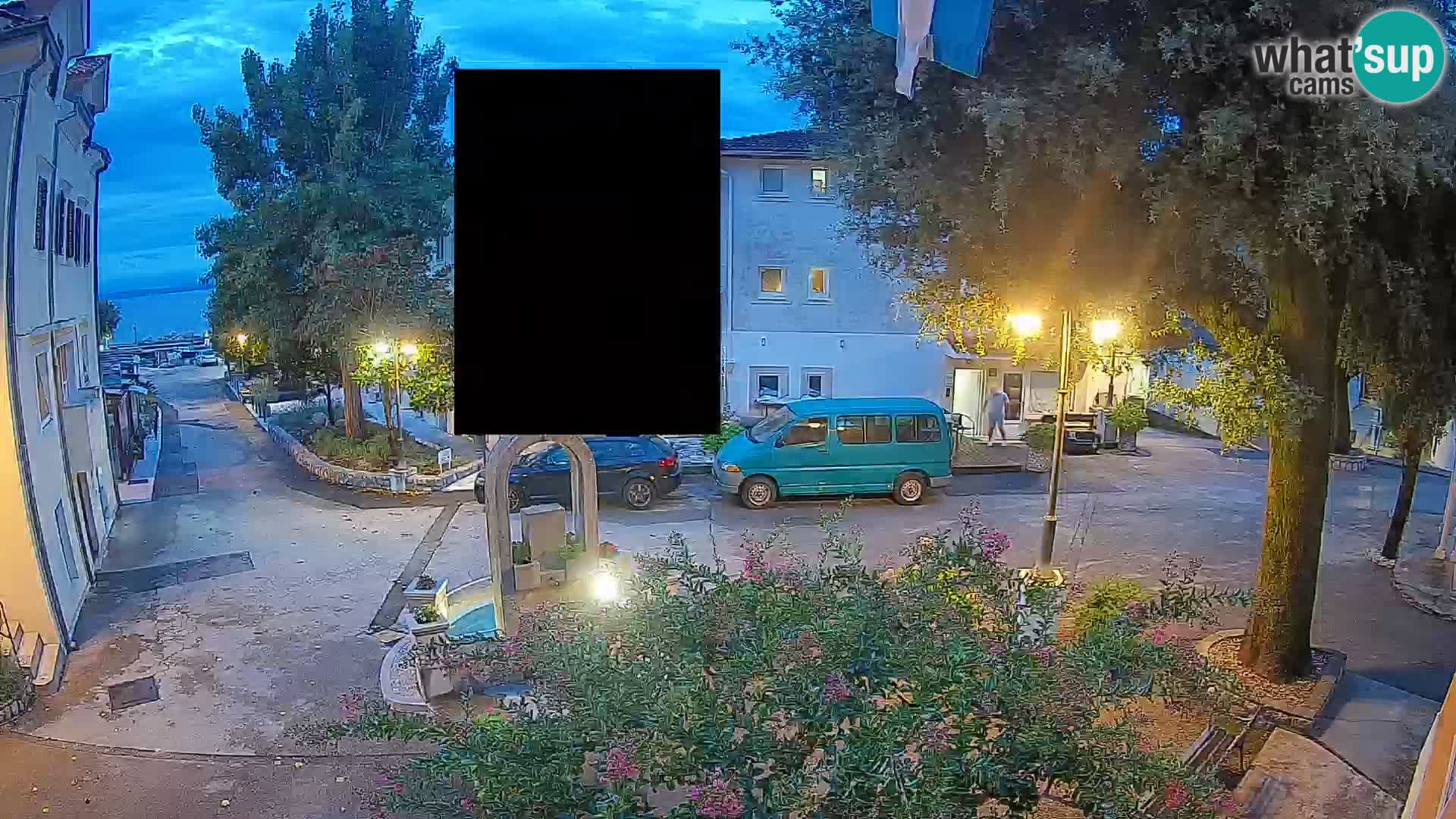 Webcam centre de Mošćenička Draga – Vue en direct du centre-ville