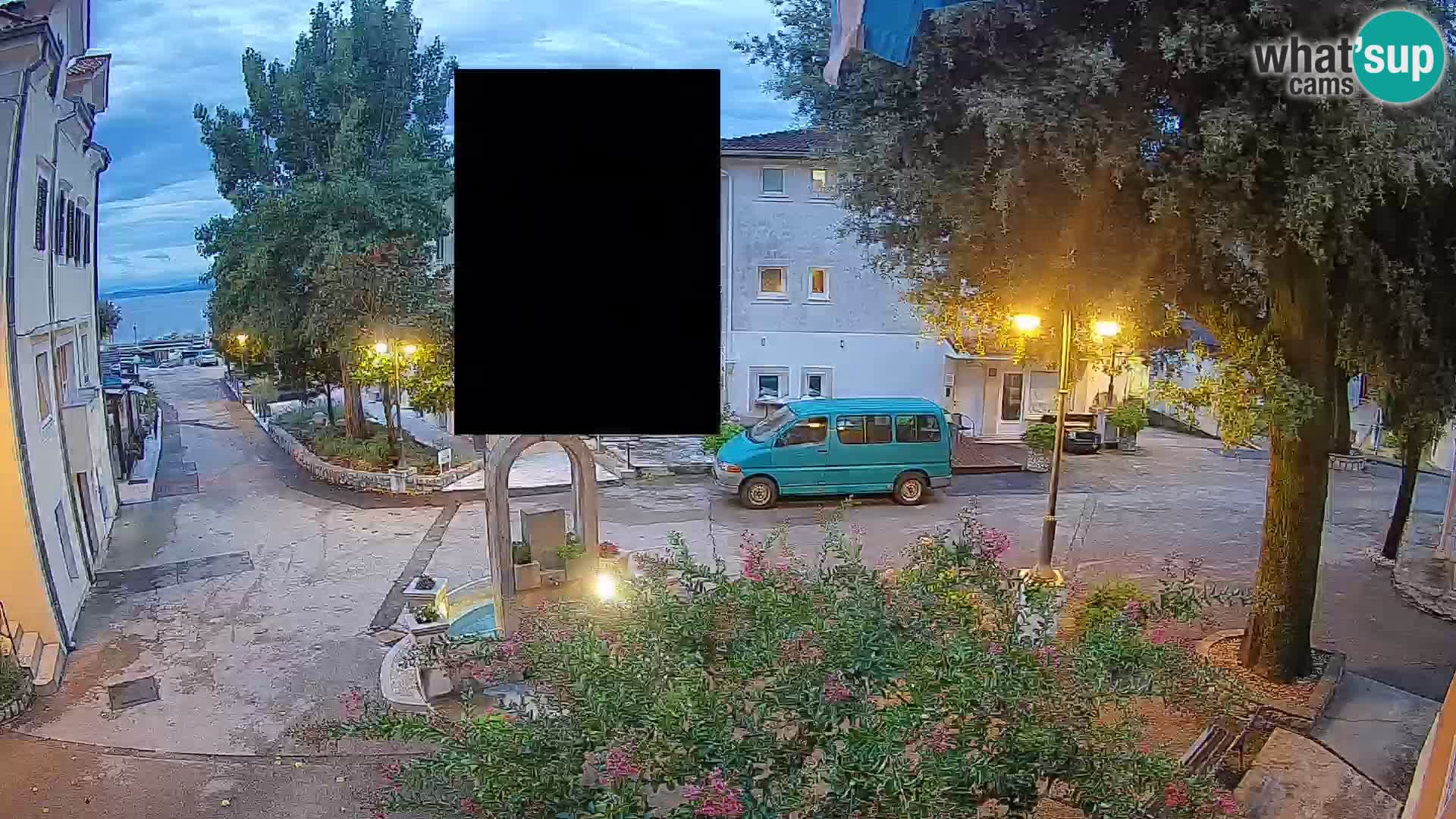 Webcam Centro Draga di Moschiena – Vista live sul centro