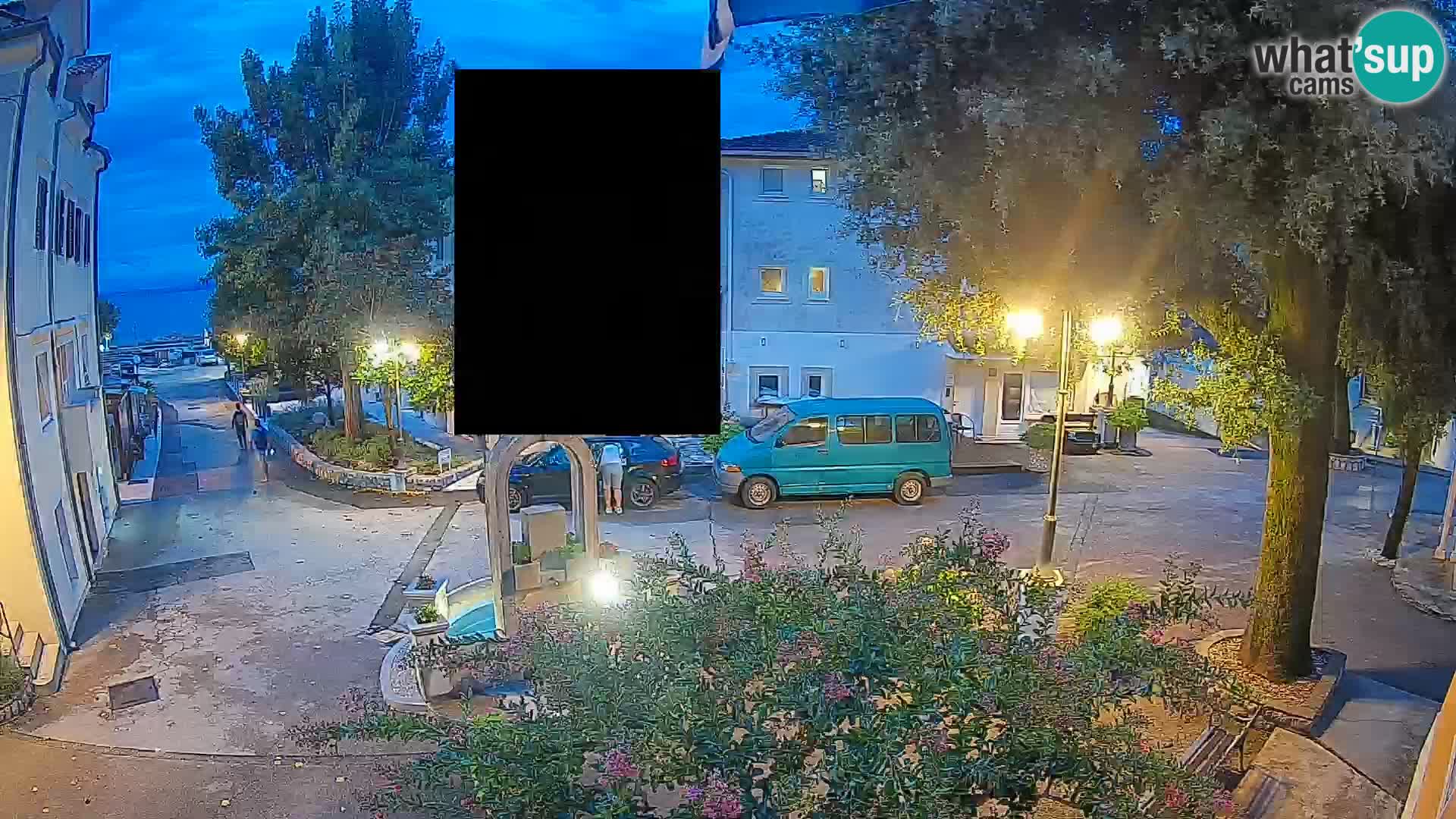 Webcam Centro Draga di Moschiena – Vista live sul centro