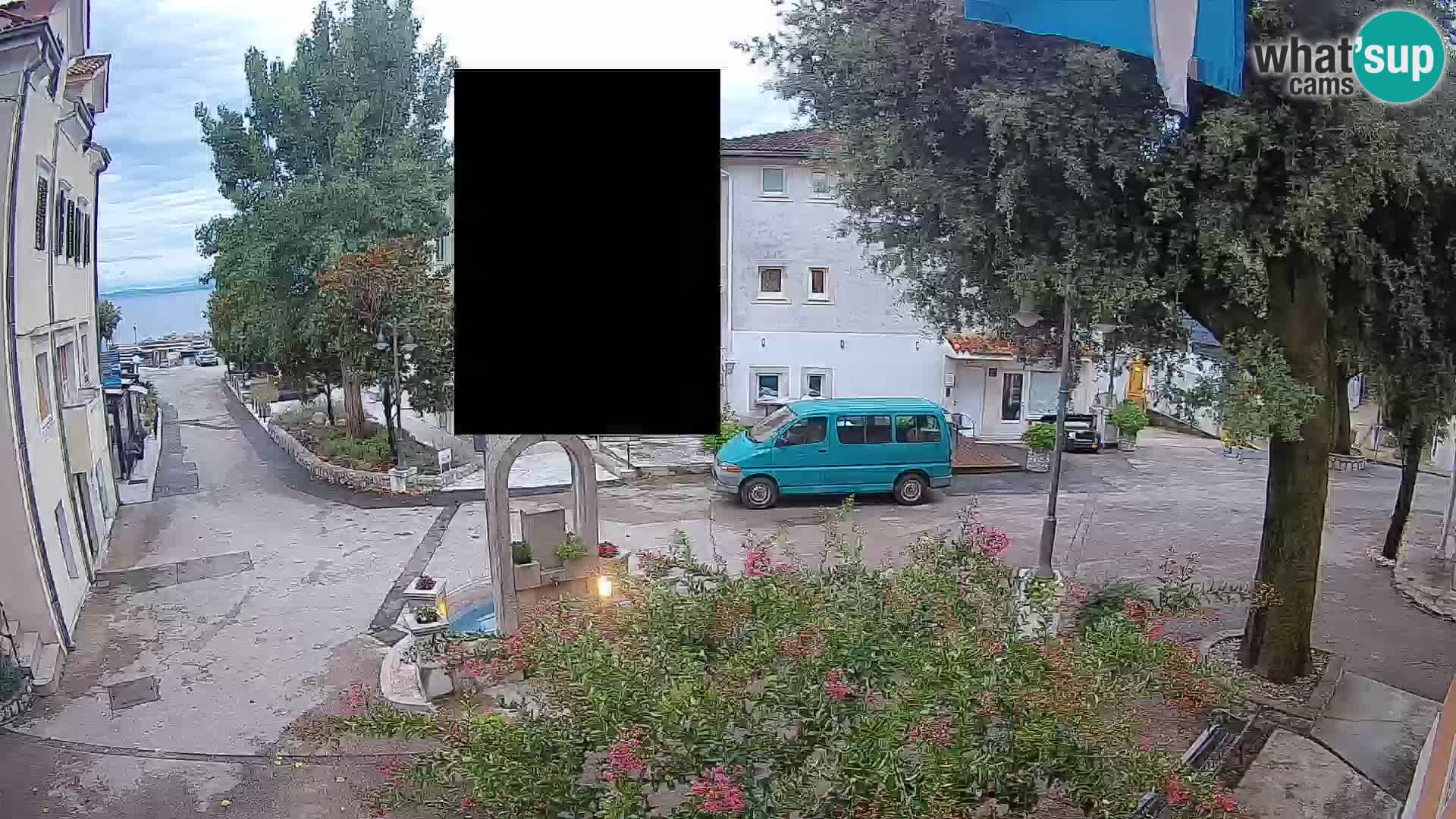 Webcam centre de Mošćenička Draga – Vue en direct du centre-ville
