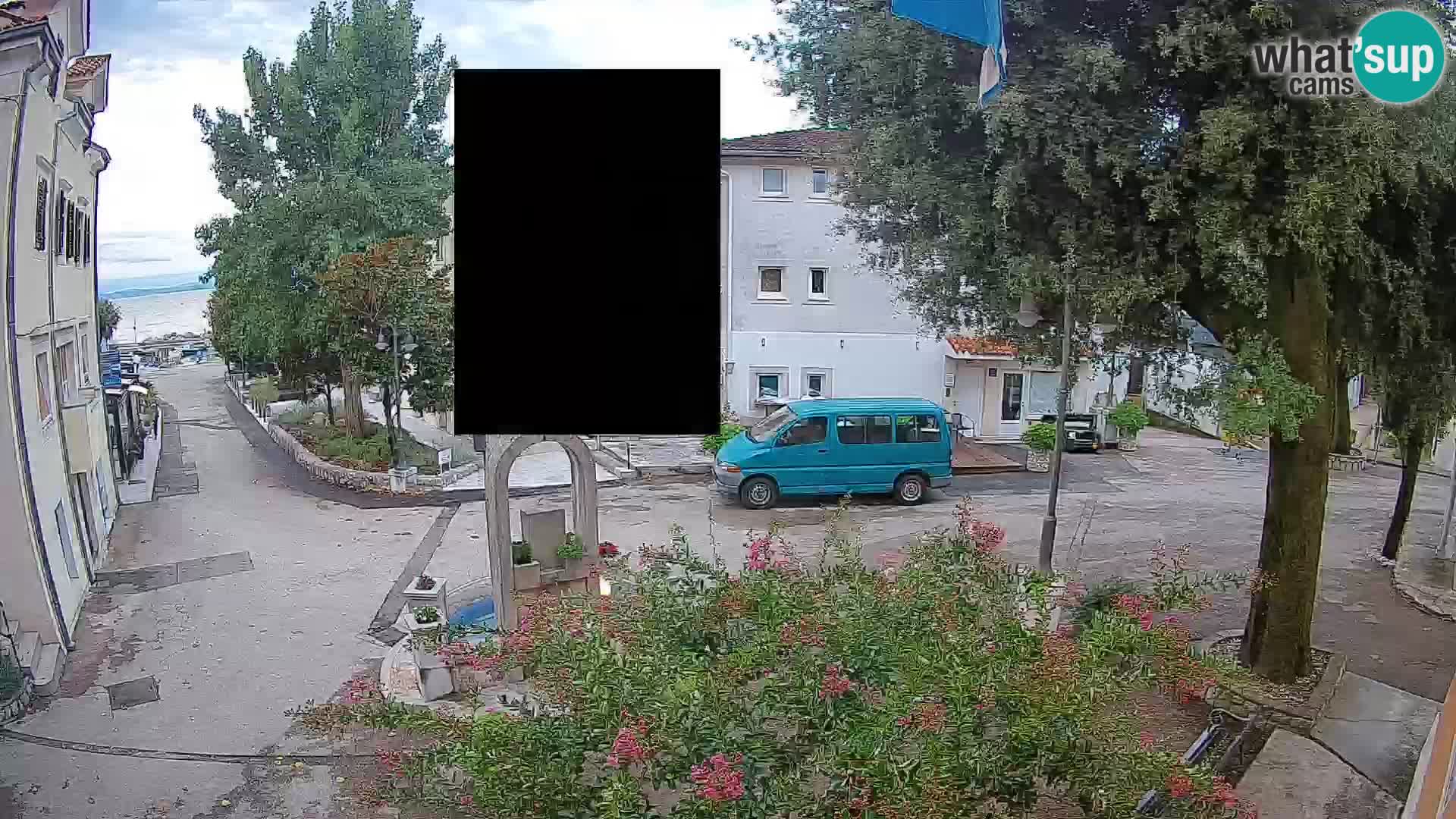 Webcam Mošćenička Draga Center – Live View of the Town Center