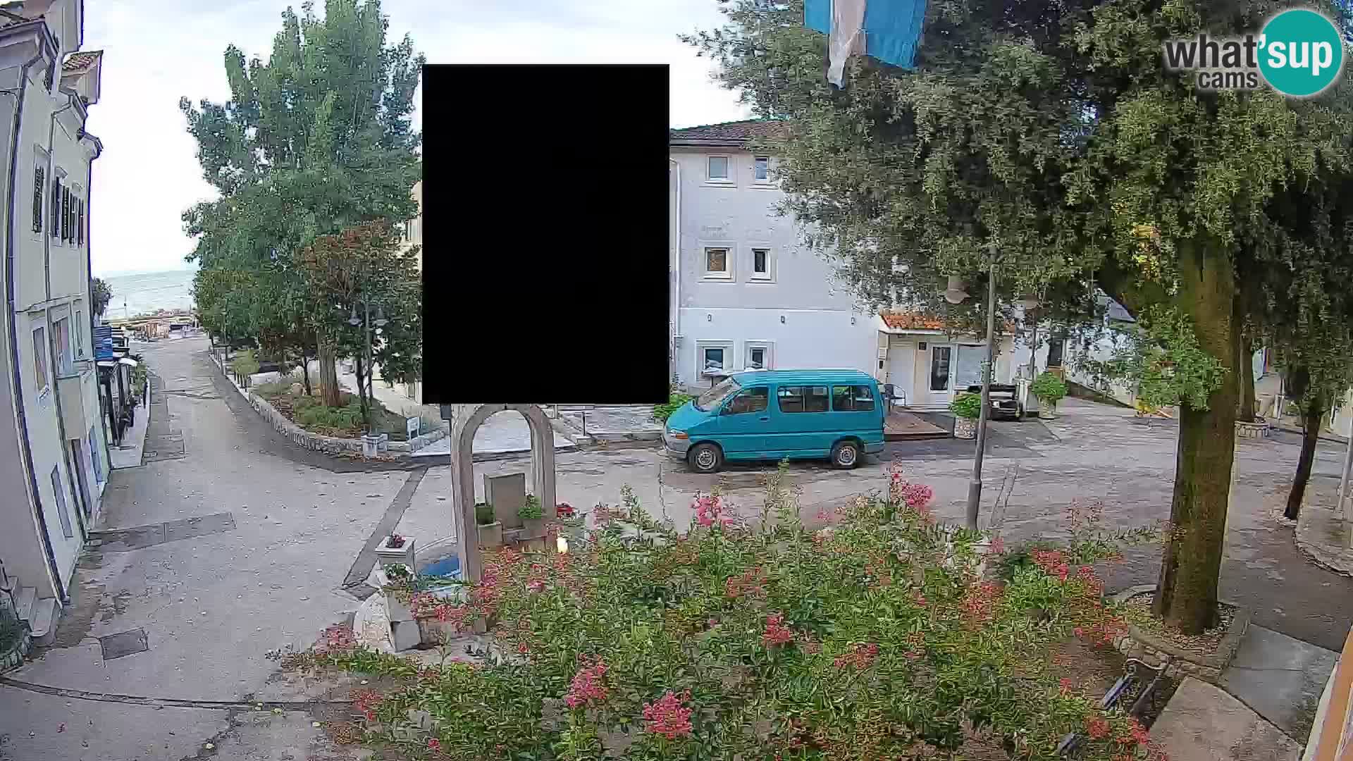 Webcam Centre de Mošćenička Draga – Vue en direct du centre-ville