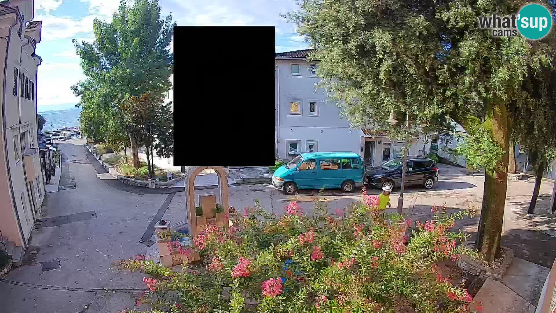 Web kamera centar Mošćeničke Drage – Pogled uživo