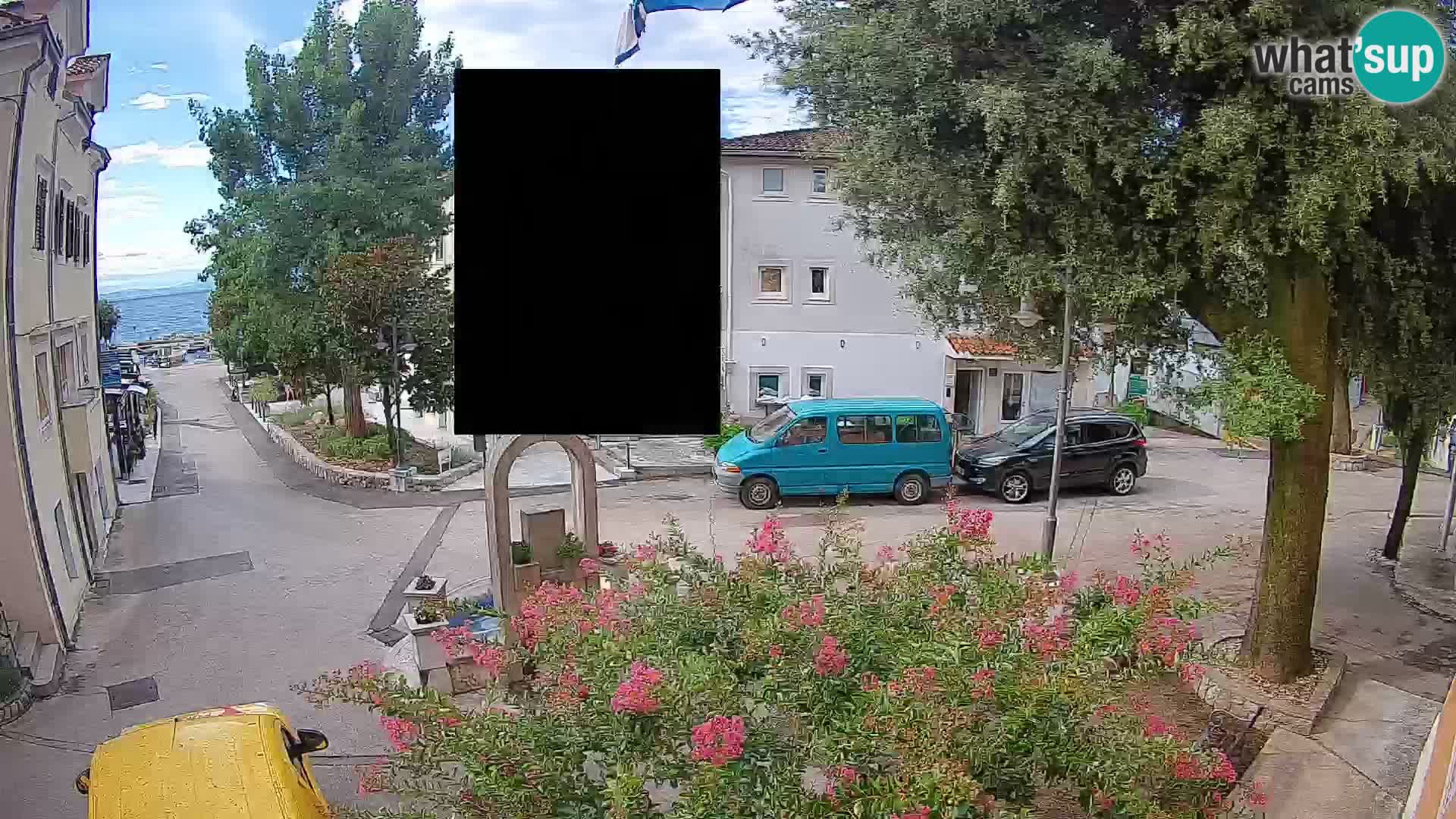 Webcam Mošćenička Draga Zentrum – Liveblick auf das Ortszentrum