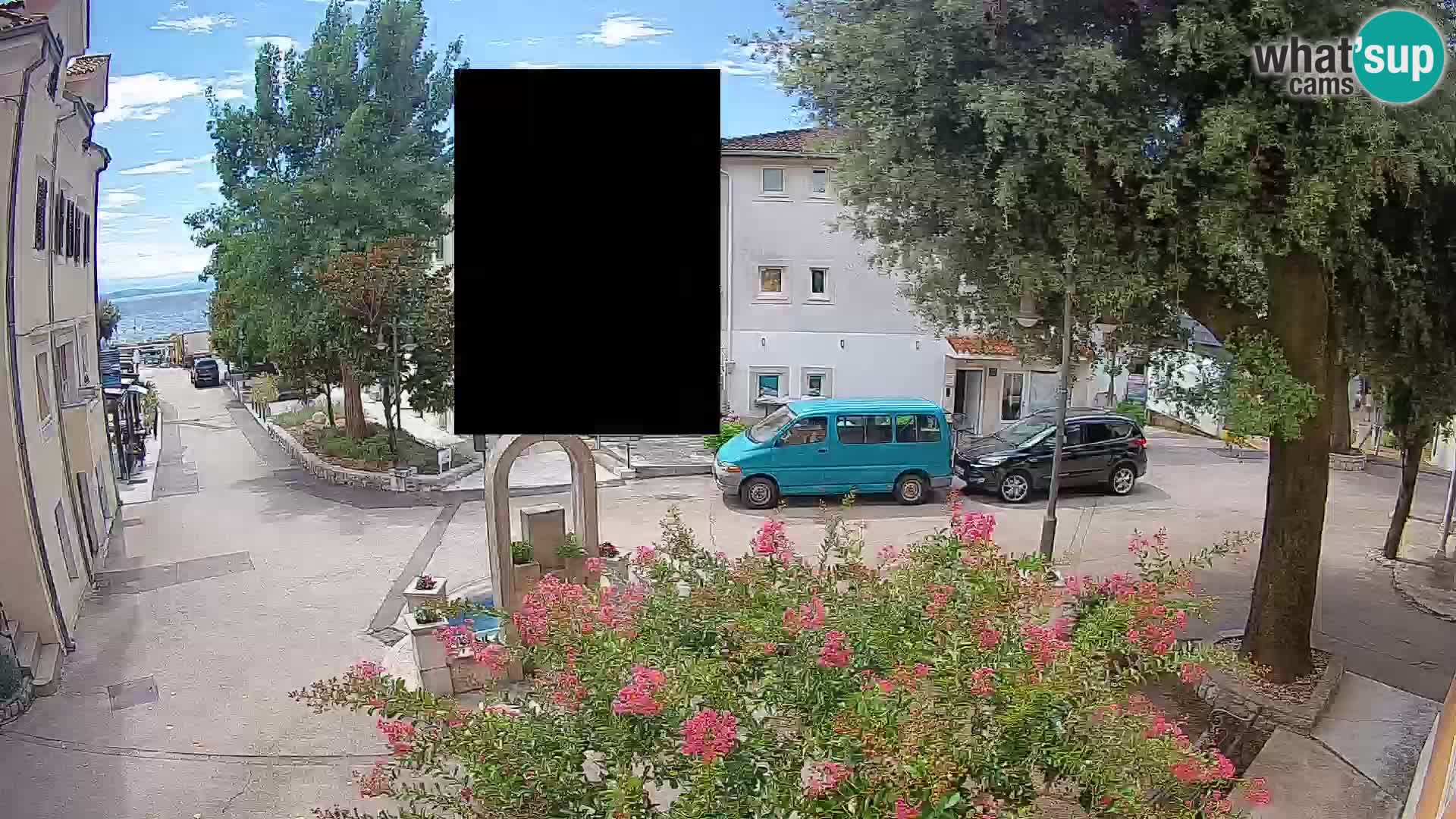 Webcam Mošćenička Draga Center – Live View of the Town Center