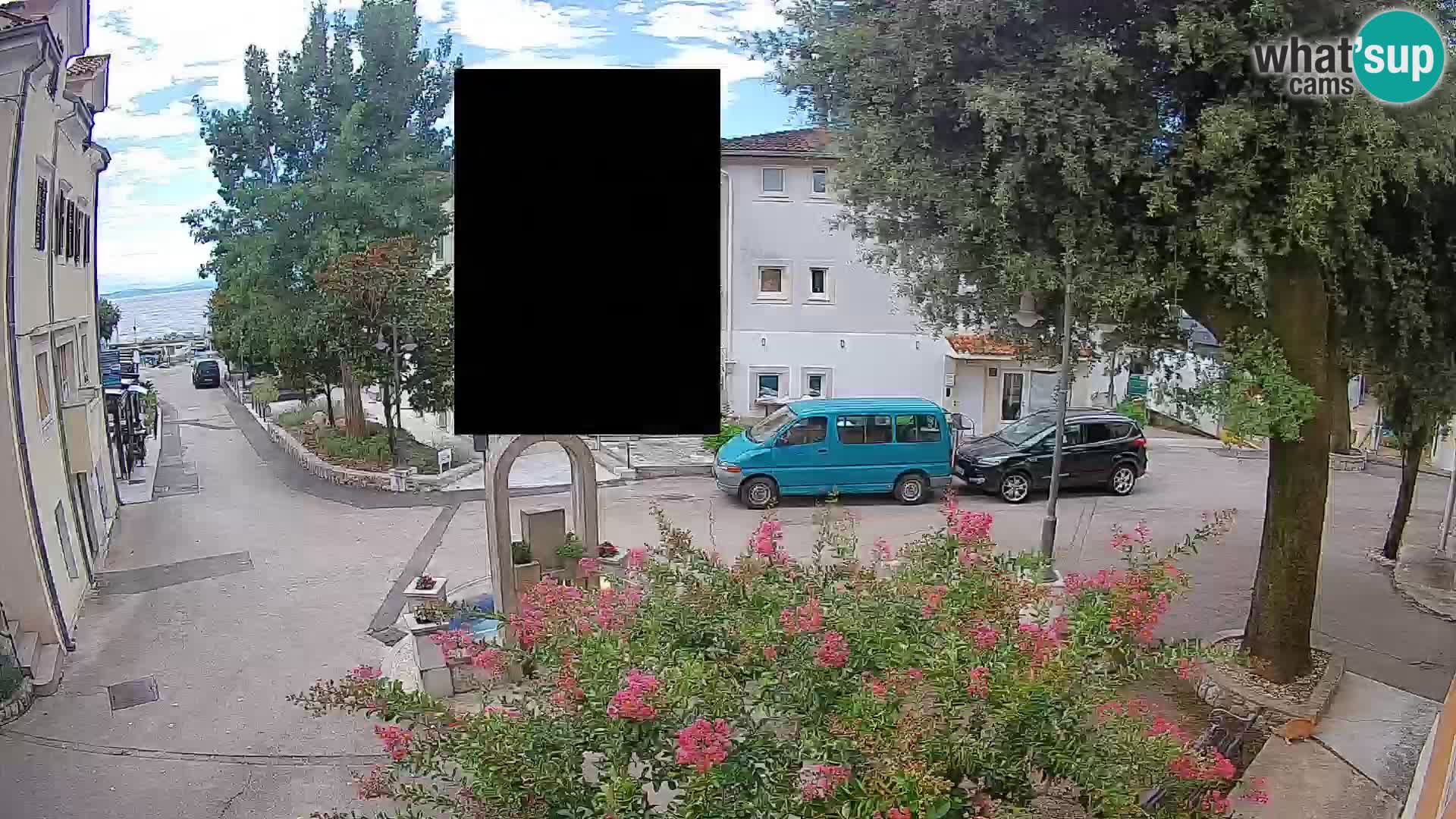 Webcam Mošćenička Draga Zentrum – Liveblick auf das Ortszentrum