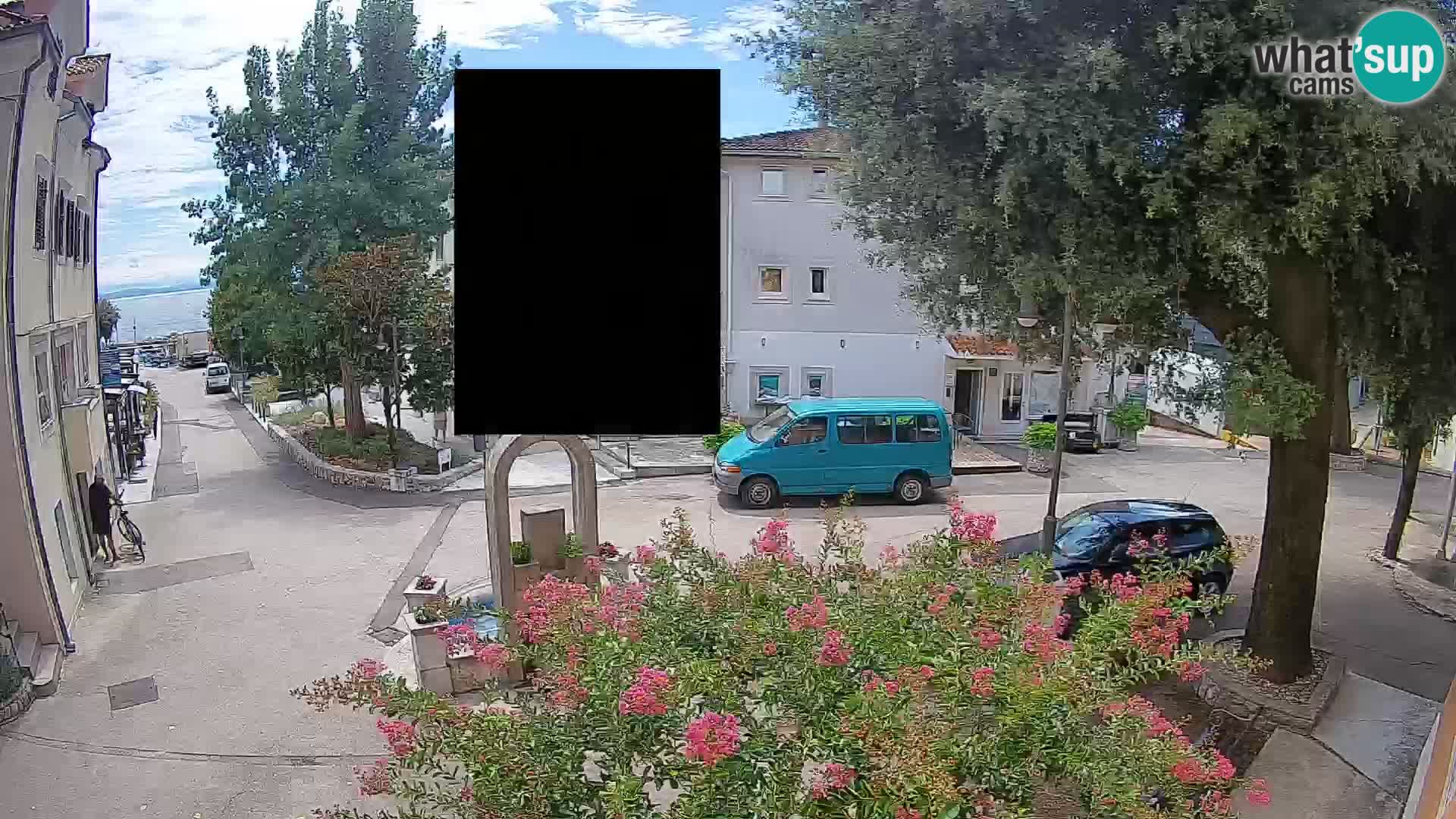 Webcam Mošćenička Draga Zentrum – Liveblick auf das Ortszentrum