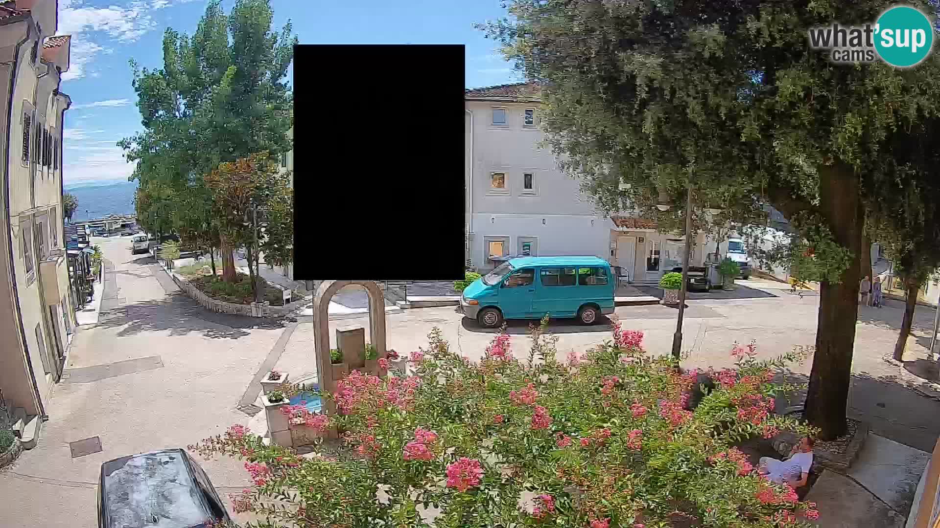 Webcam Centro Draga di Moschiena – Vista live sul centro