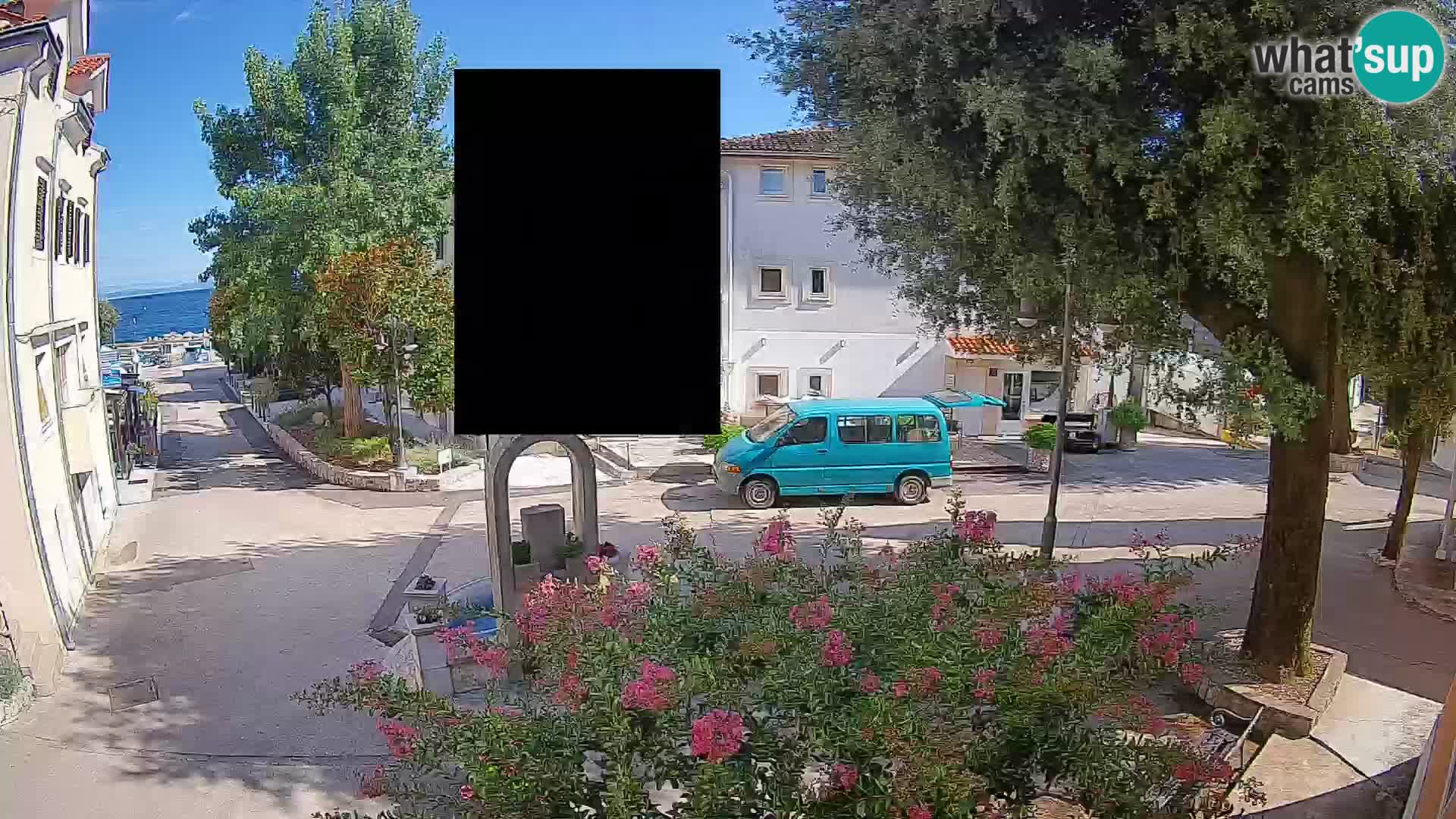 Webcam Centro Draga di Moschiena – Vista live sul centro