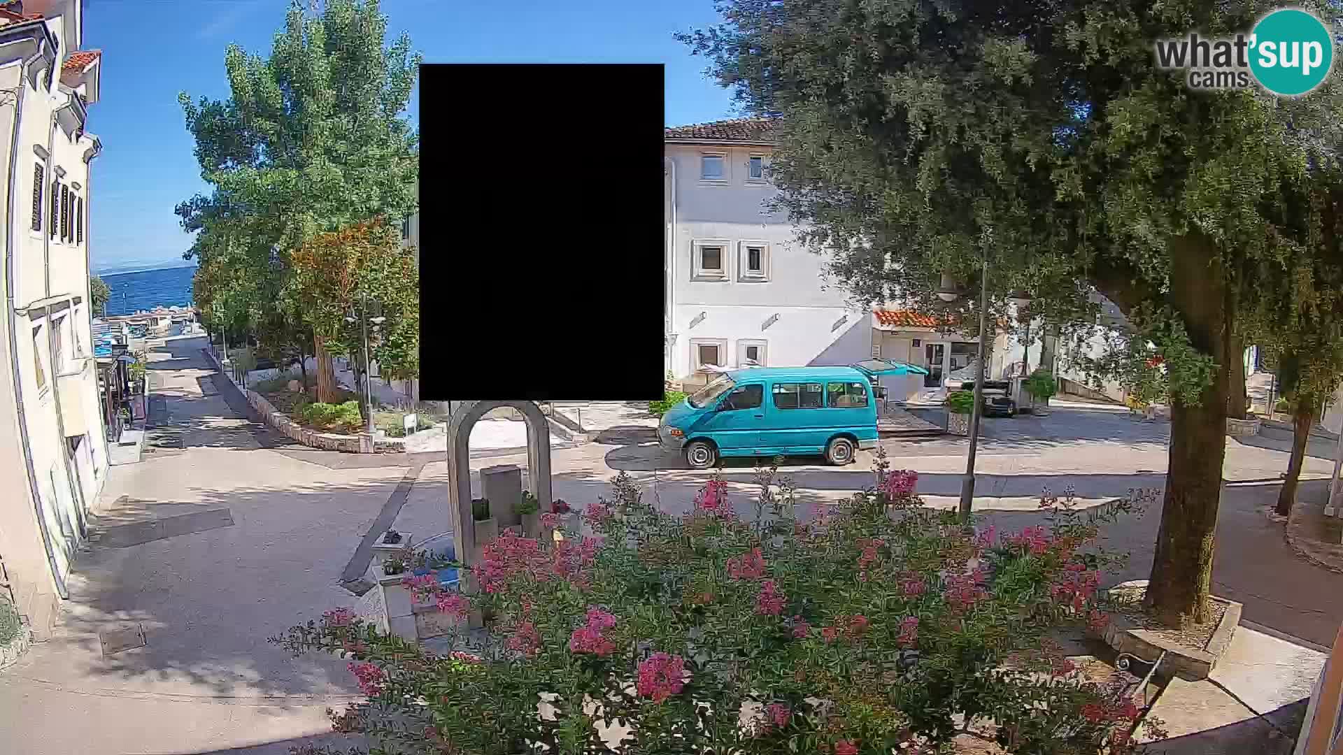 Webcam Mošćenička Draga Center – Live View of the Town Center