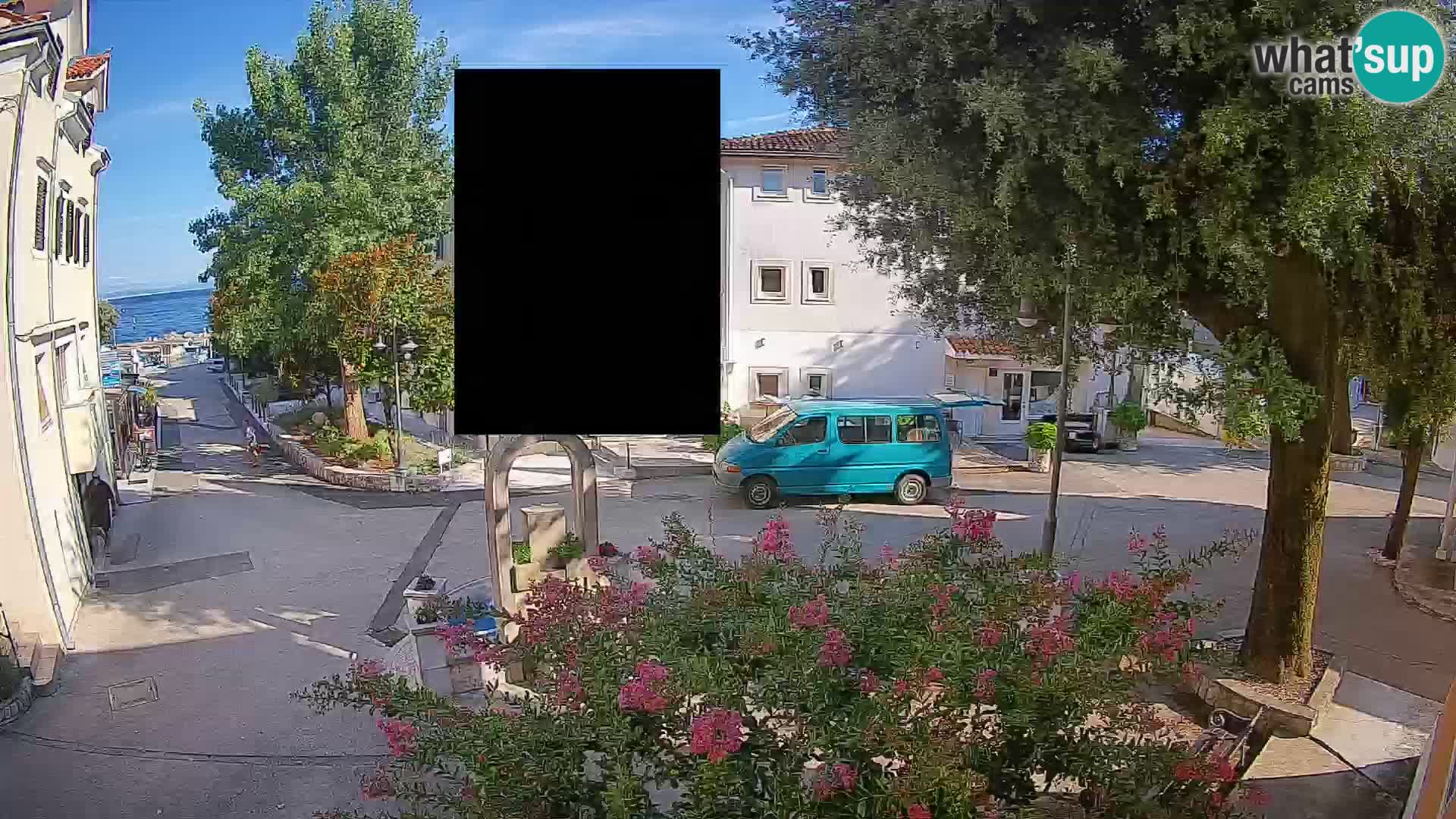Webcam Centre de Mošćenička Draga – Vue en direct du centre-ville