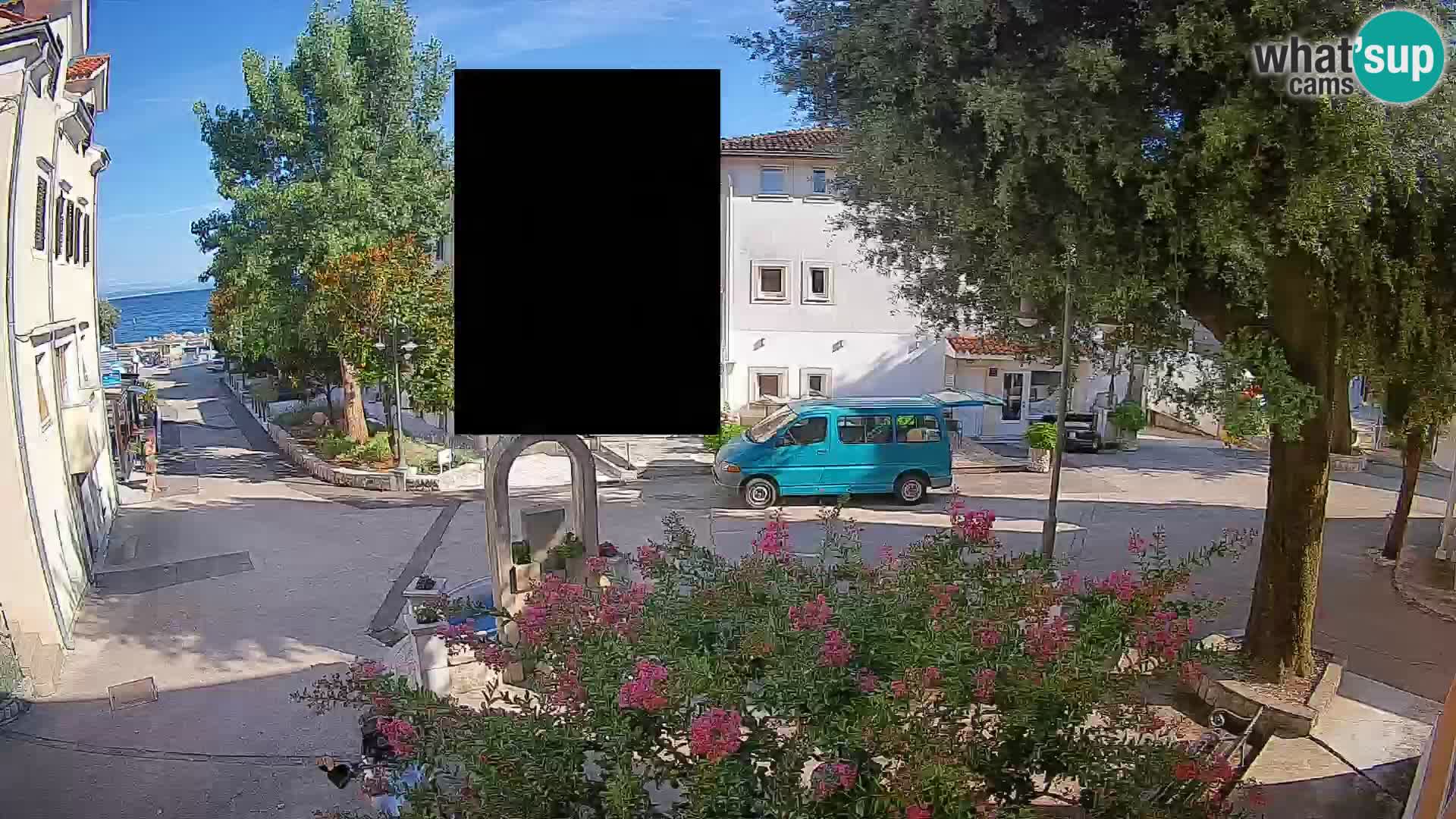 Webcam centre de Mošćenička Draga – Vue en direct du centre-ville