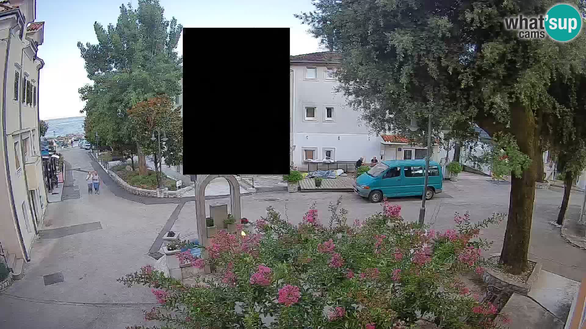 Webcam Mošćenička Draga Zentrum – Liveblick auf das Ortszentrum