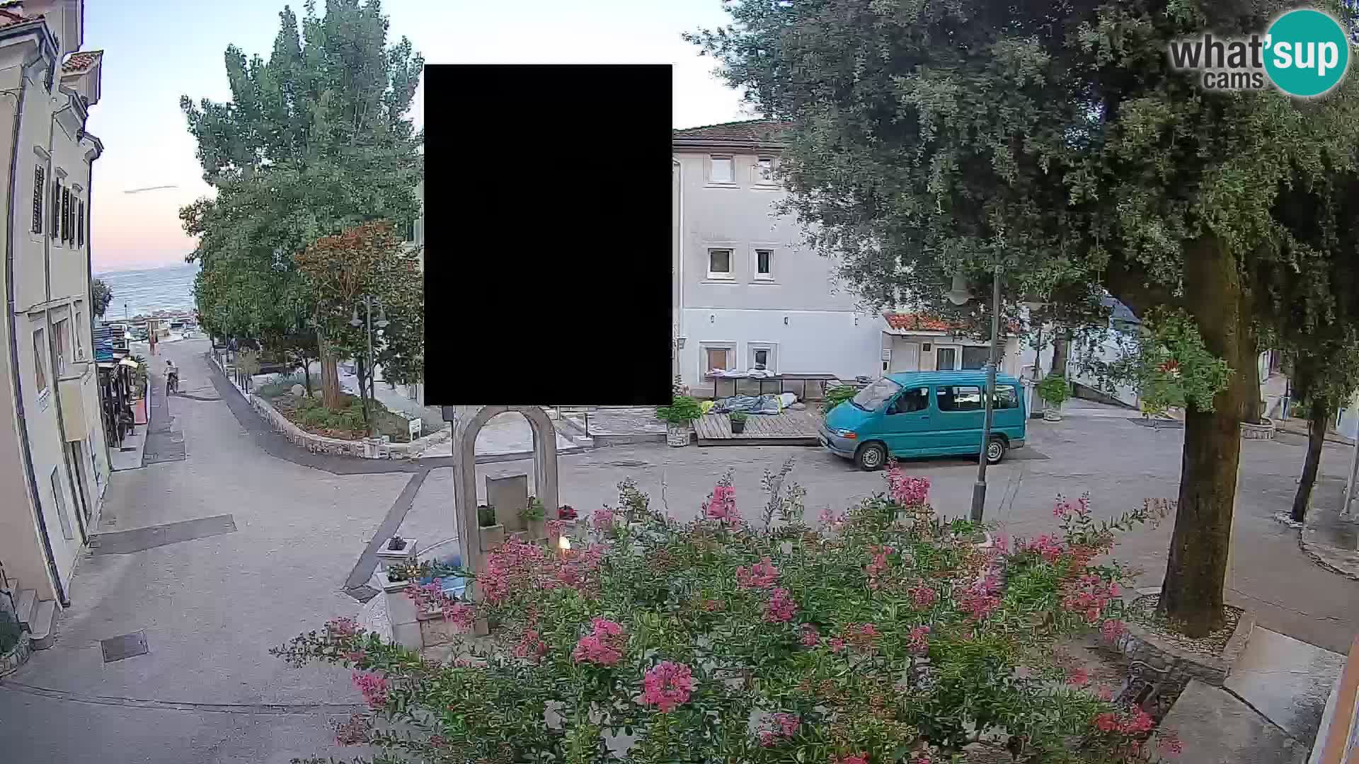 Webcam Mošćenička Draga Zentrum – Liveblick auf das Ortszentrum