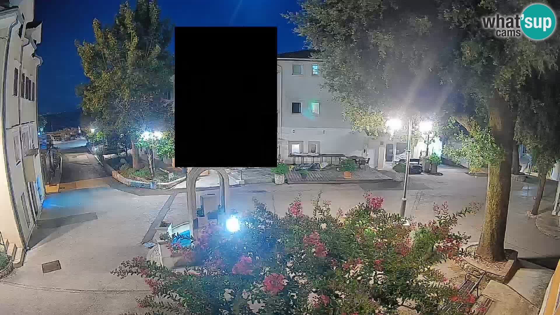 Webcam Mošćenička Draga Center – Live View of the Town Center