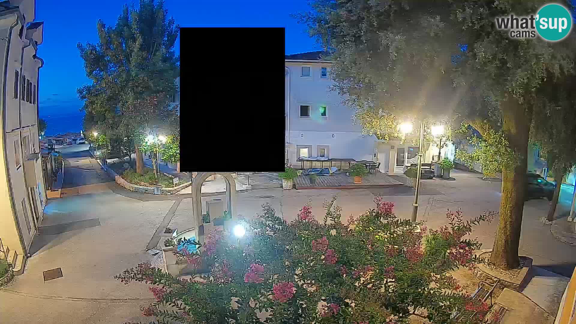 Webcam Mošćenička Draga Center – Live View of the Town Center