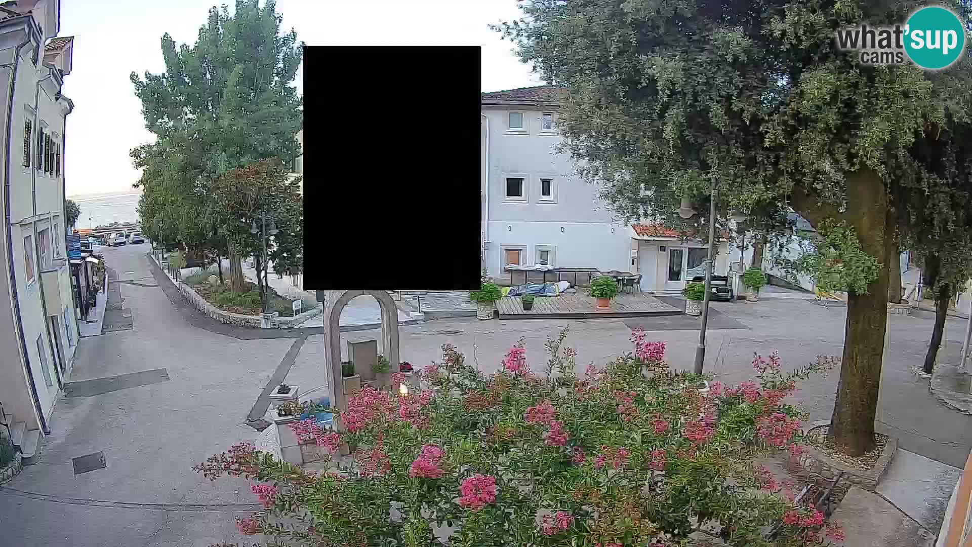 Webcam Centro Draga di Moschiena – Vista live sul centro