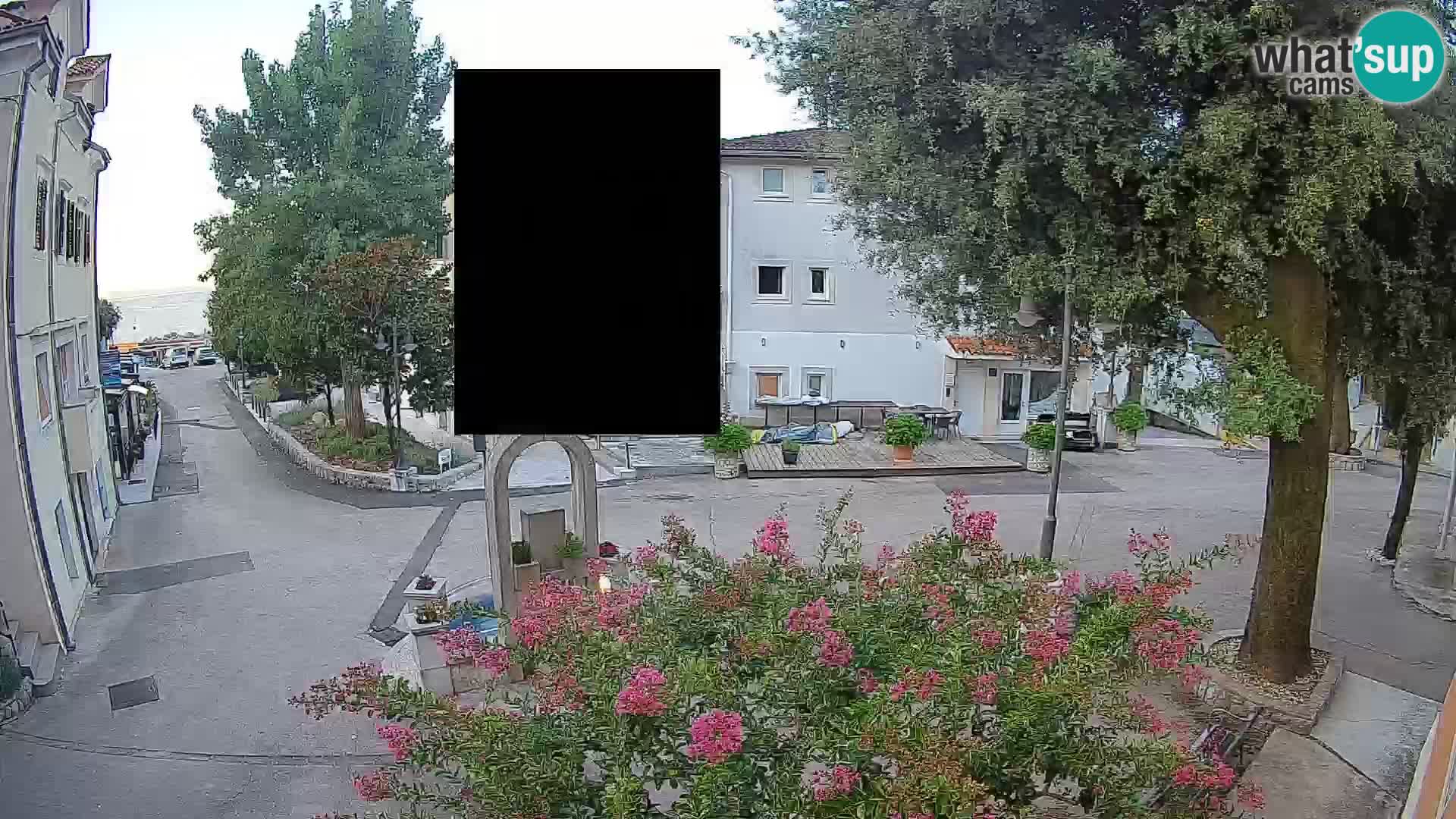 Webcam Mošćenička Draga Zentrum – Liveblick auf das Ortszentrum