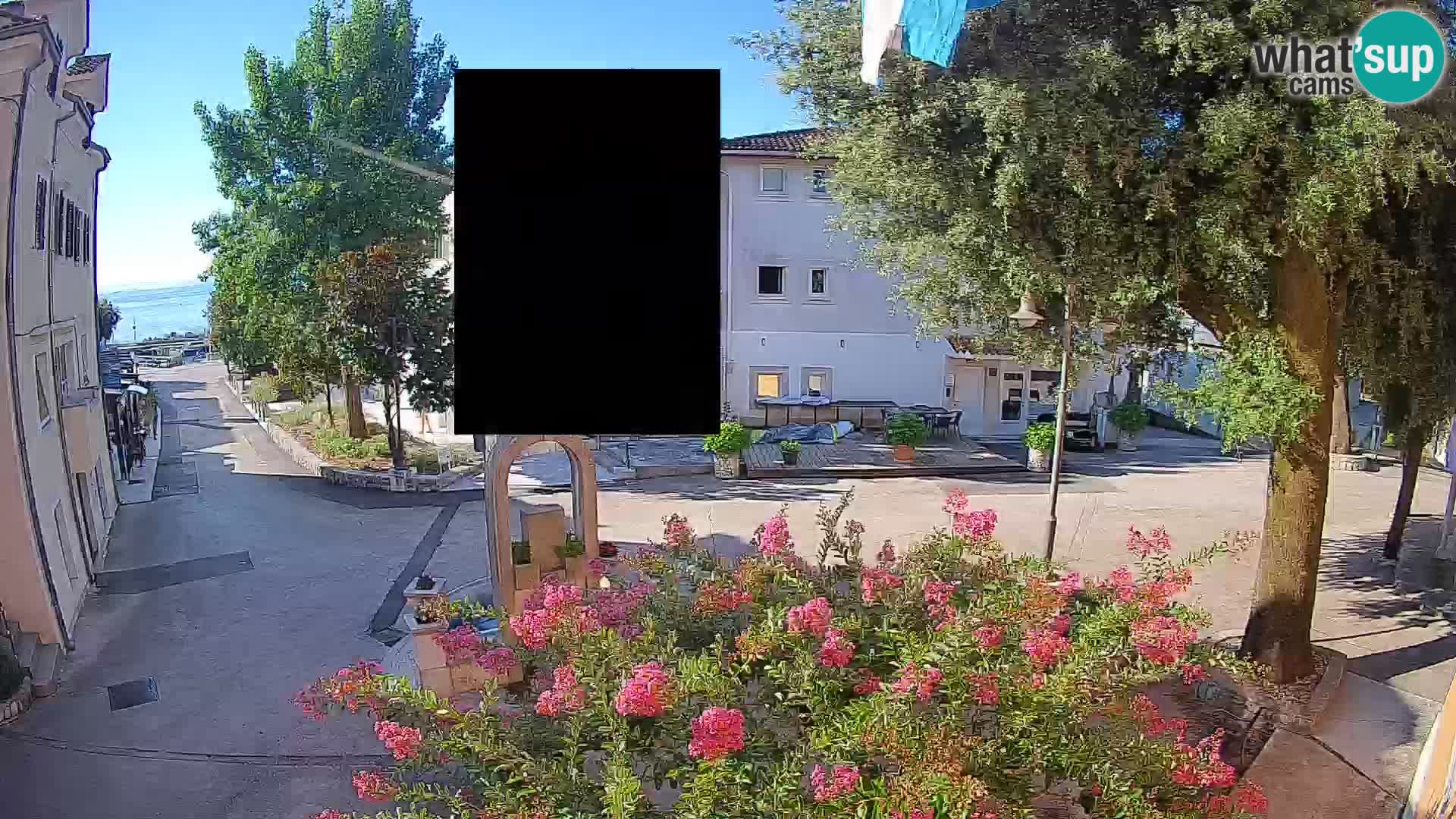 Webcam Mošćenička Draga Zentrum – Liveblick auf das Ortszentrum