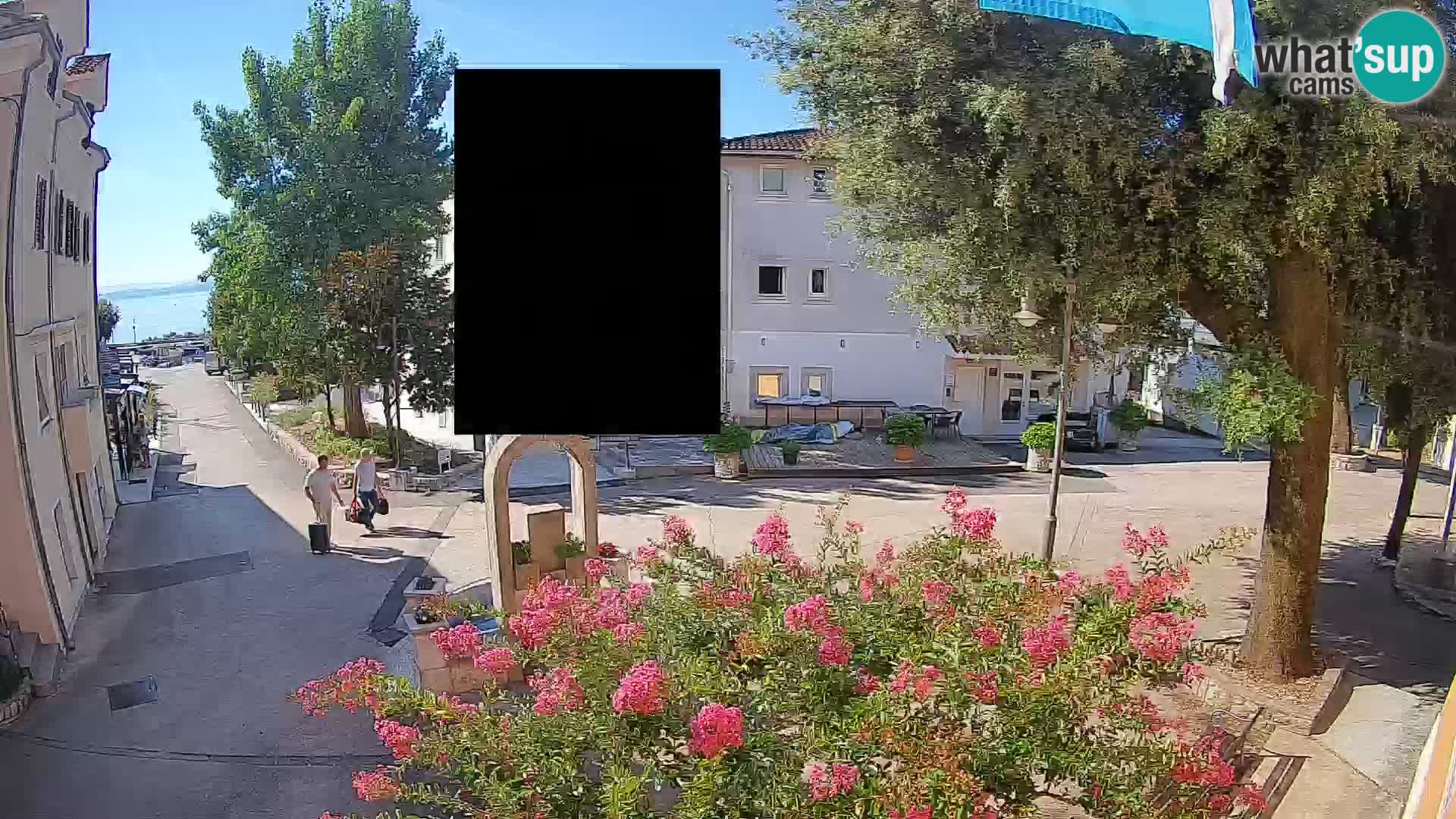 Webcam Centro Draga di Moschiena – Vista live sul centro