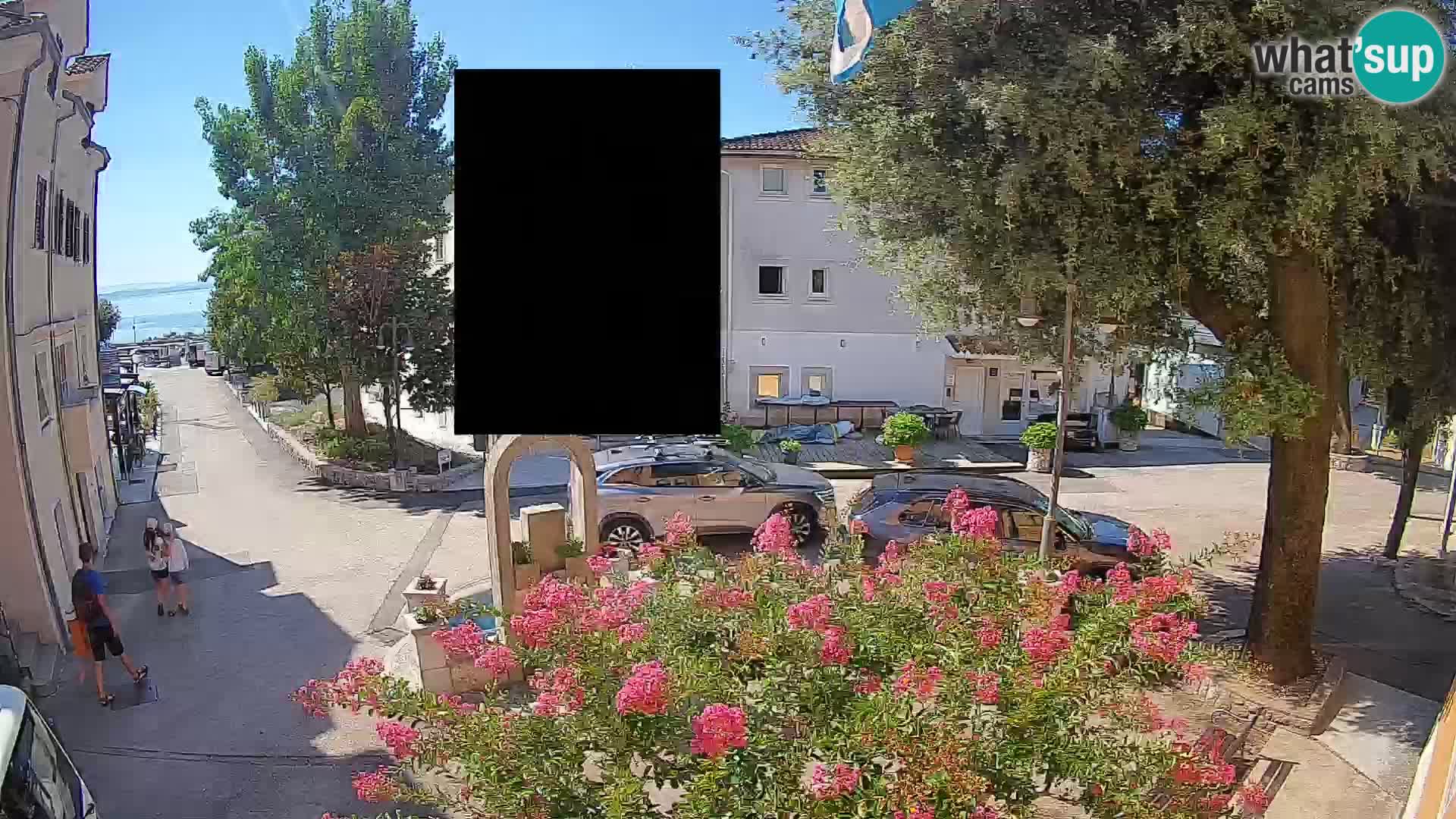 Webcam Mošćenička Draga Center – Live View of the Town Center
