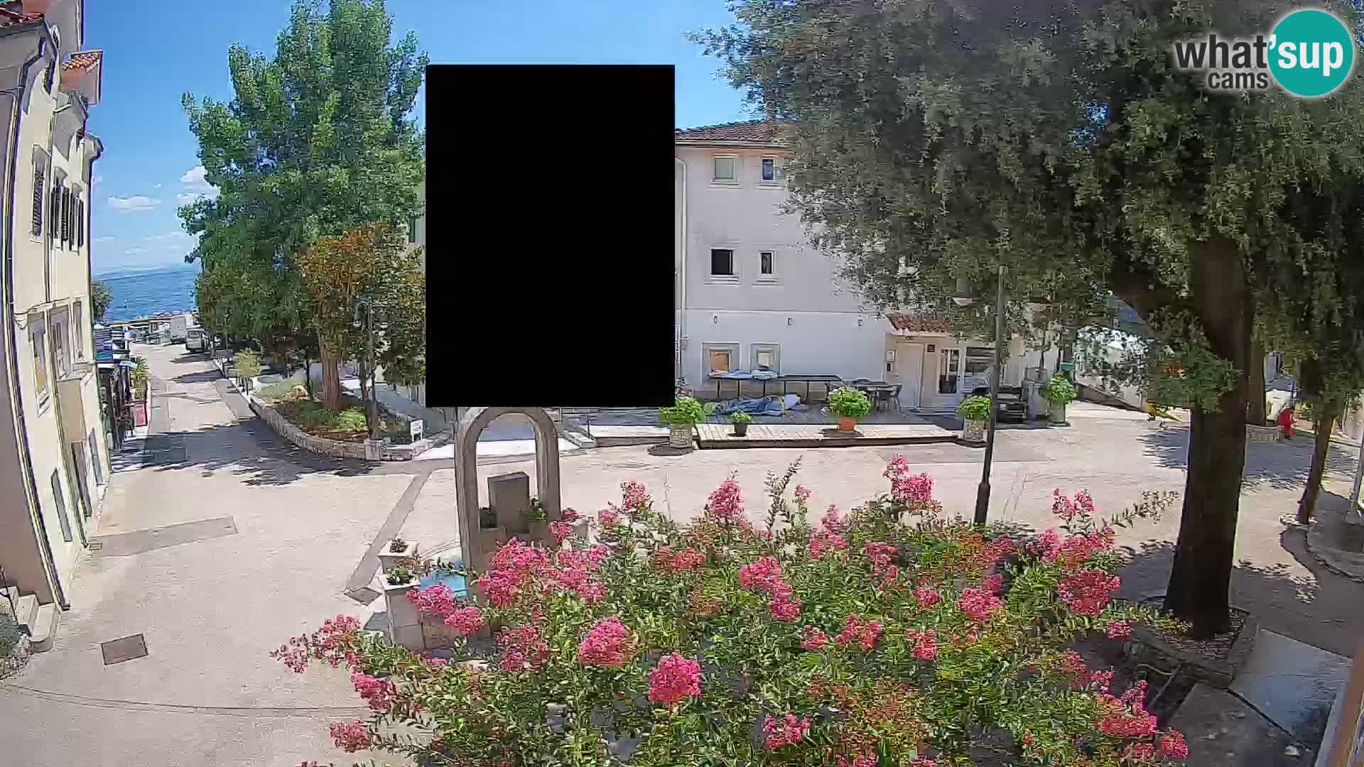 Webcam Centro Draga di Moschiena – Vista live sul centro