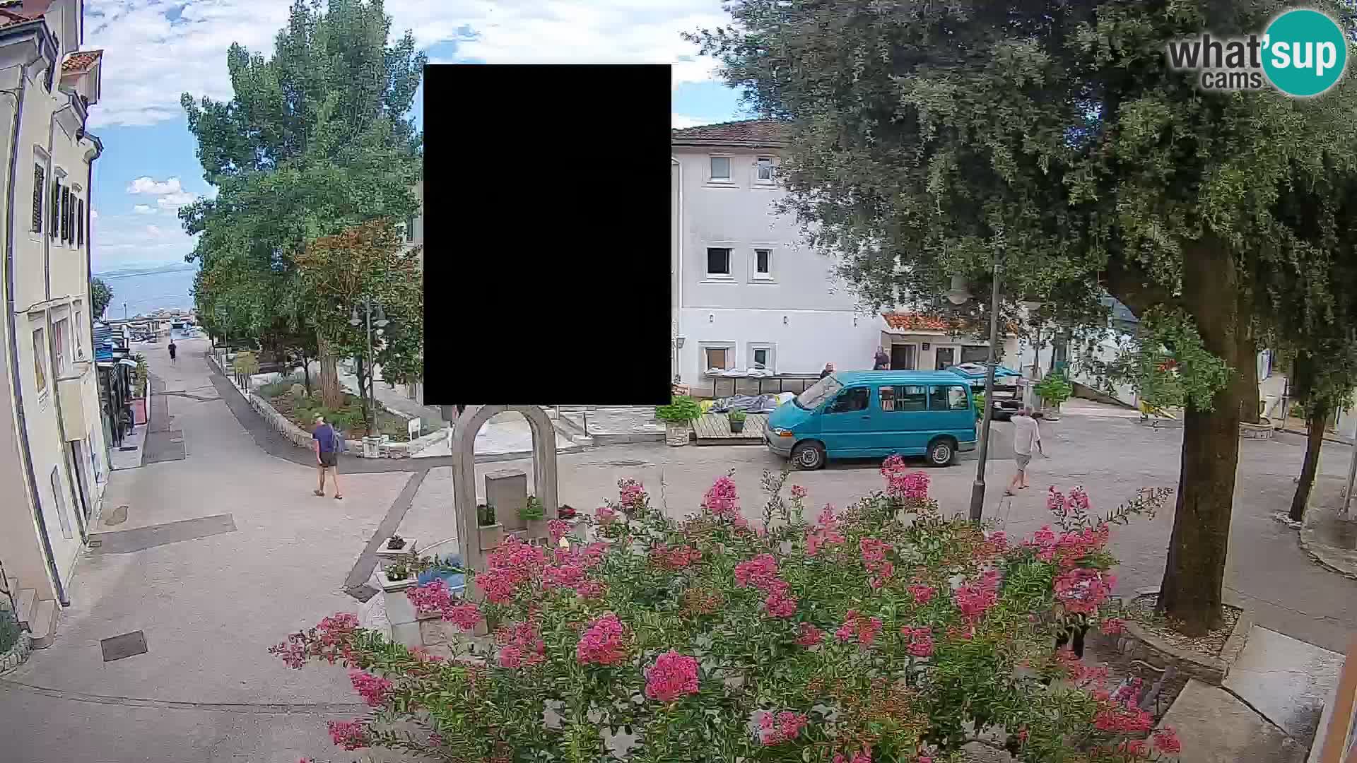 Webcam Mošćenička Draga Center – Live View of the Town Center
