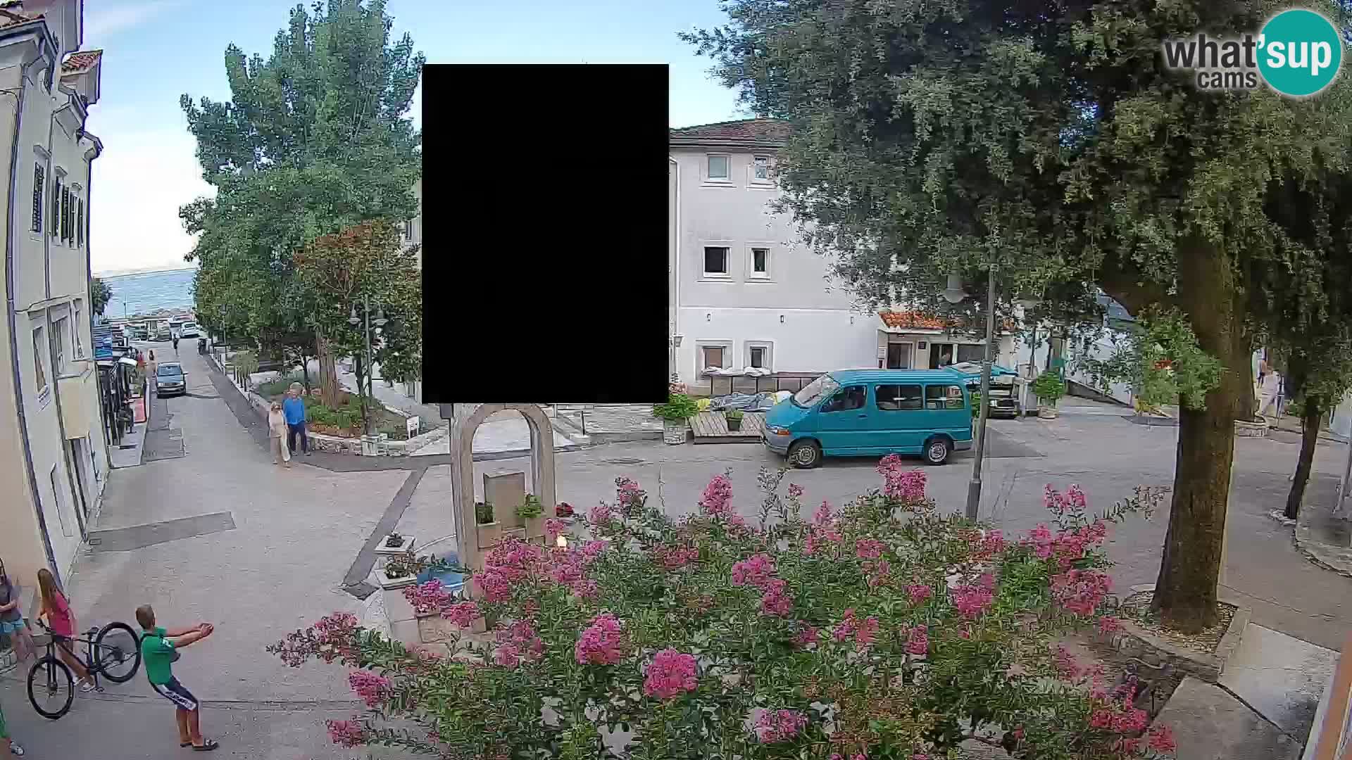 Webcam Centro Draga di Moschiena – Vista live sul centro