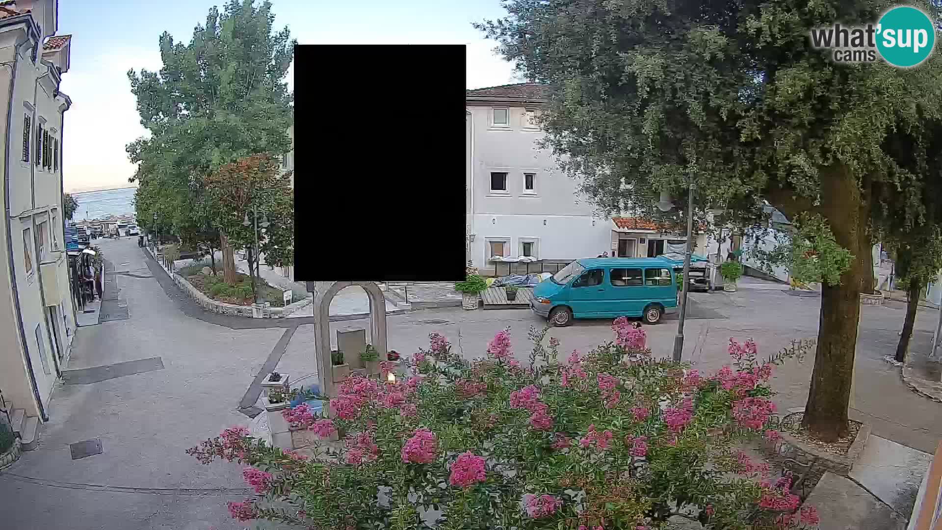 Webcam Centro Draga di Moschiena – Vista live sul centro