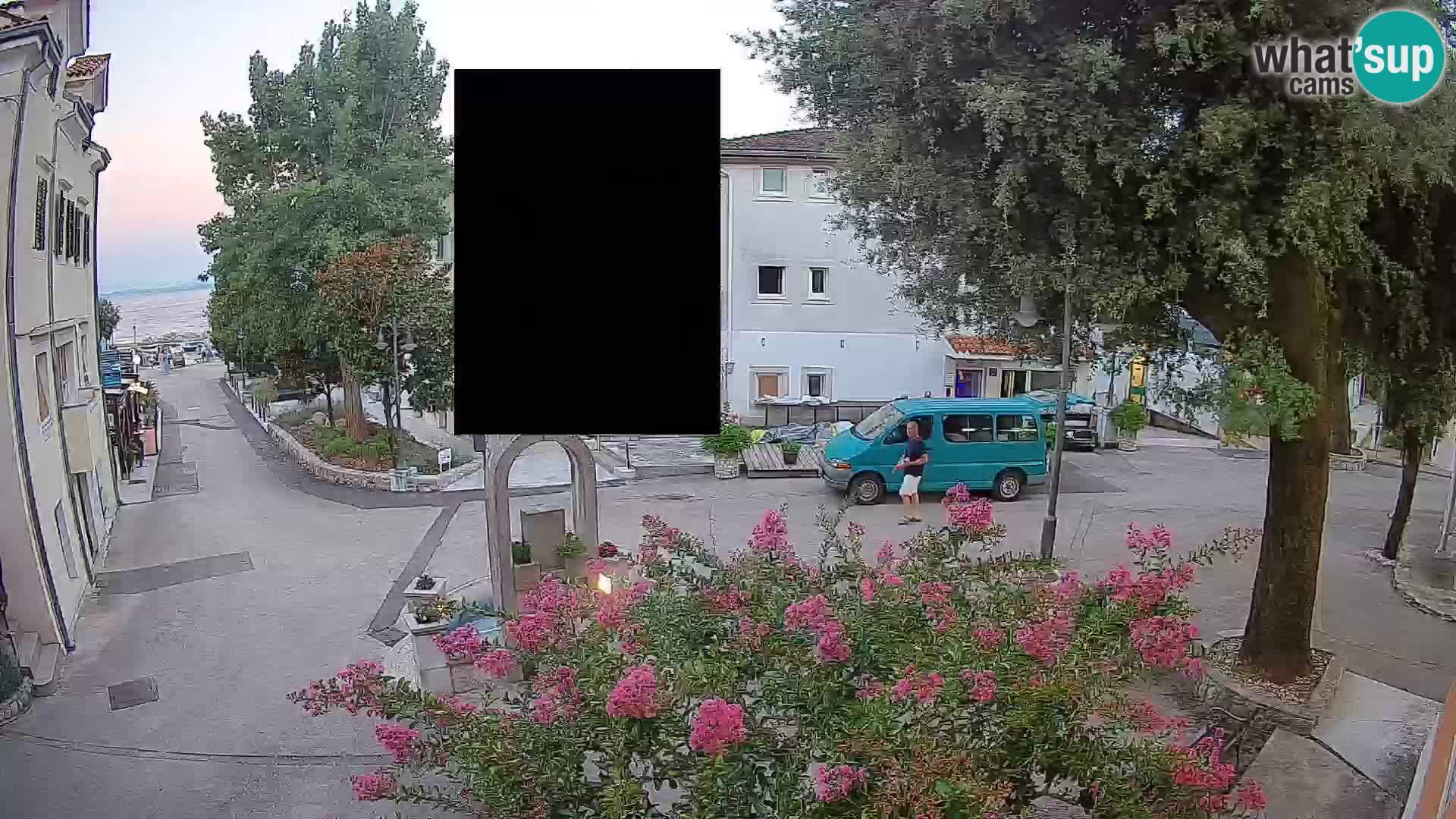 Webcam centre de Mošćenička Draga – Vue en direct du centre-ville