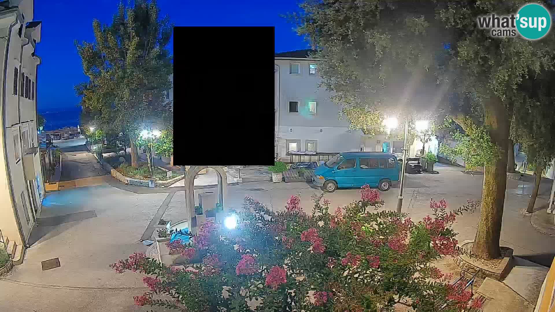 Webcam Mošćenička Draga Center – Live View of the Town Center