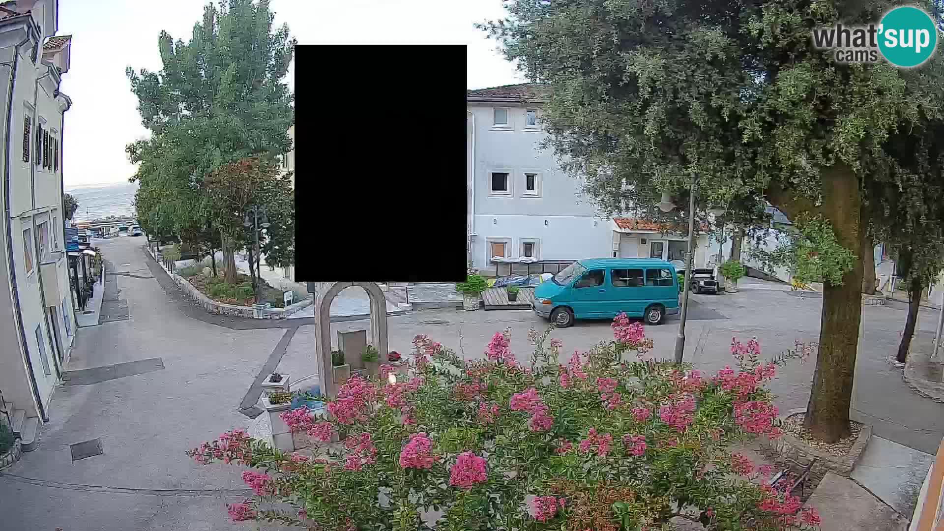 Webcam Mošćenička Draga Zentrum – Liveblick auf das Ortszentrum