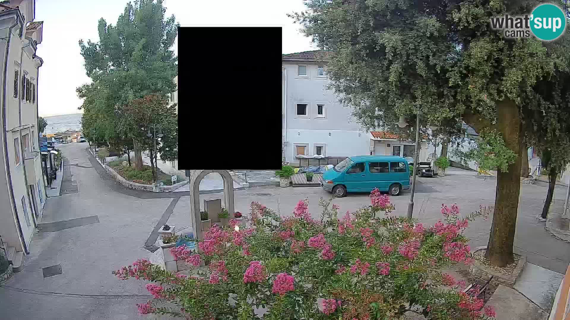 Webcam Mošćenička Draga Zentrum – Liveblick auf das Ortszentrum