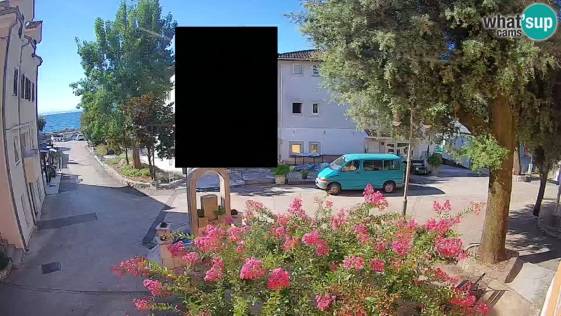 Webcam Mošćenička Draga Zentrum – Liveblick auf das Ortszentrum