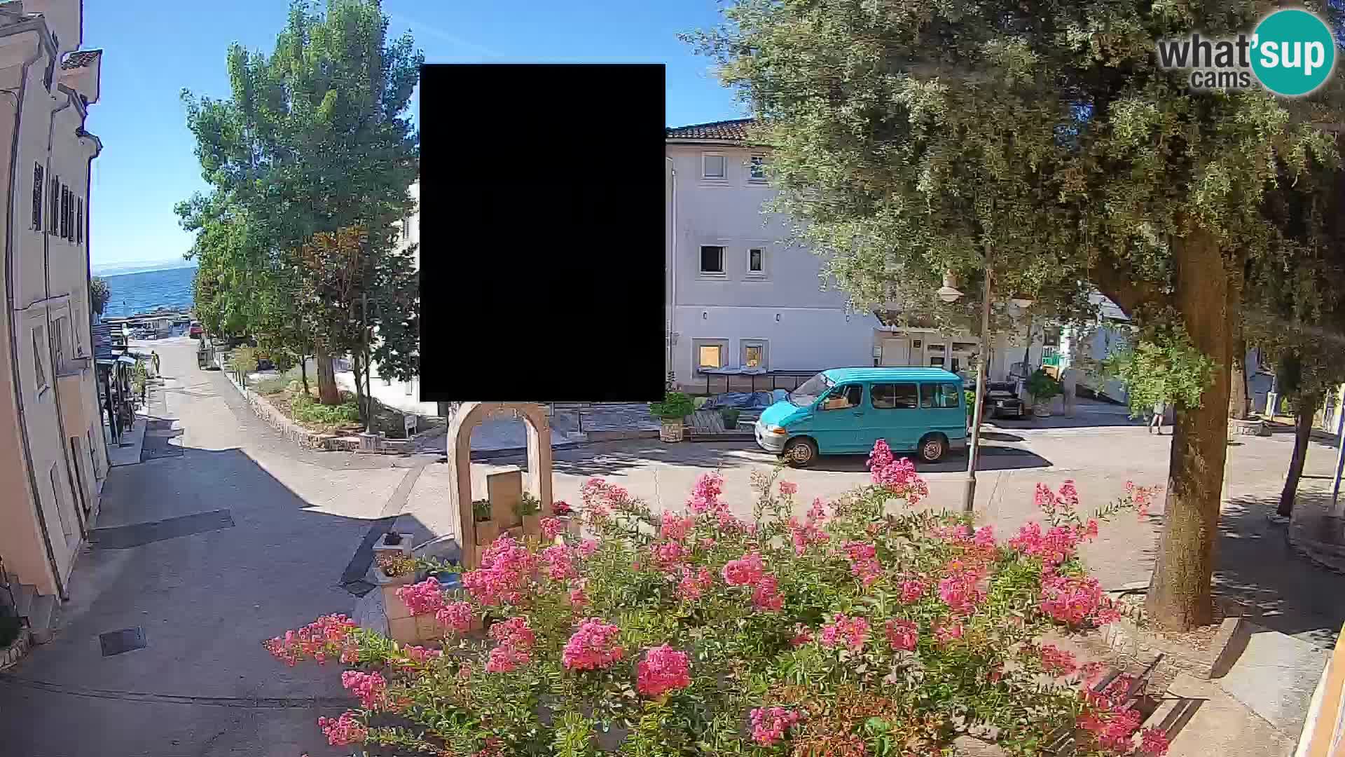 Webcam Centro Draga di Moschiena – Vista live sul centro
