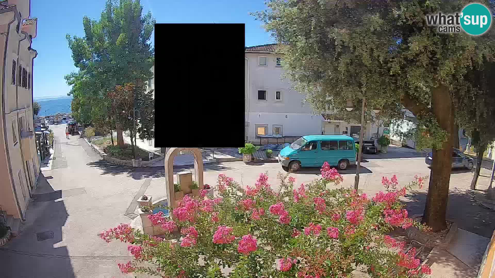 Web kamera centar Mošćeničke Drage – Pogled uživo
