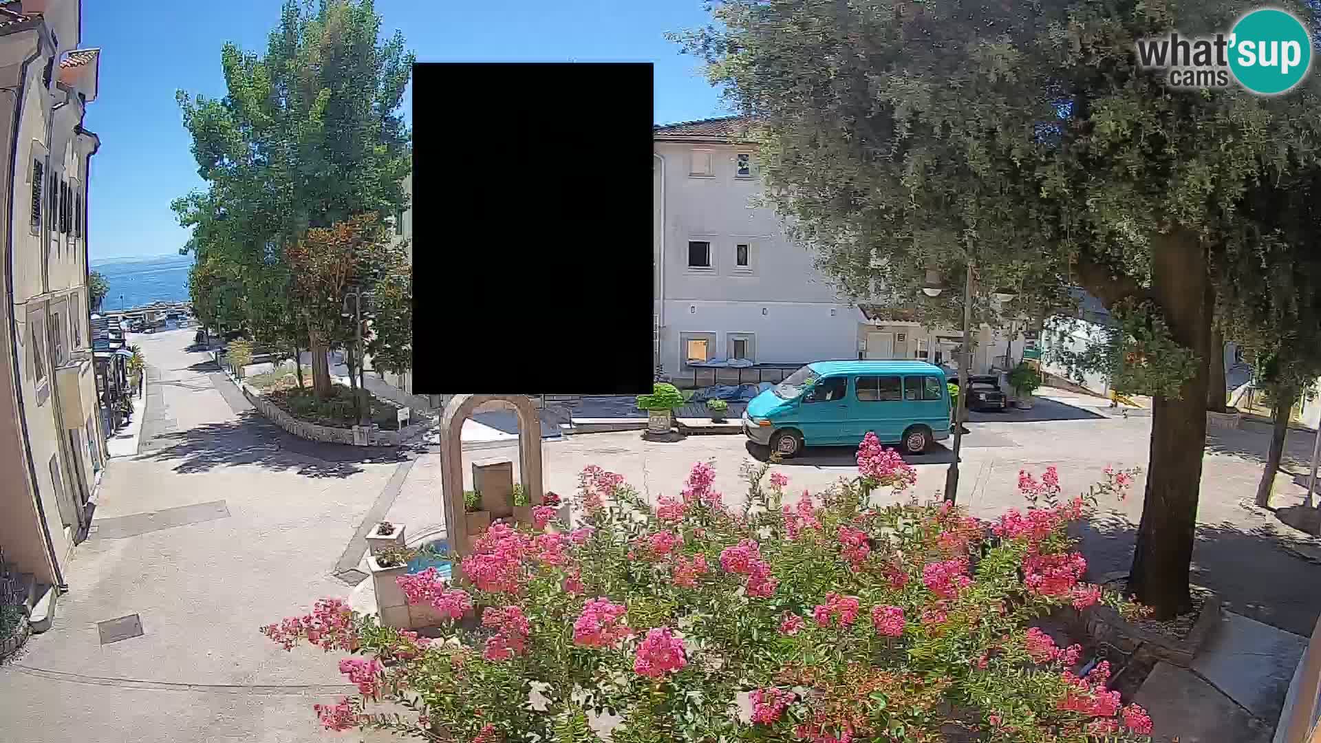 Webcam Centro Draga di Moschiena – Vista live sul centro