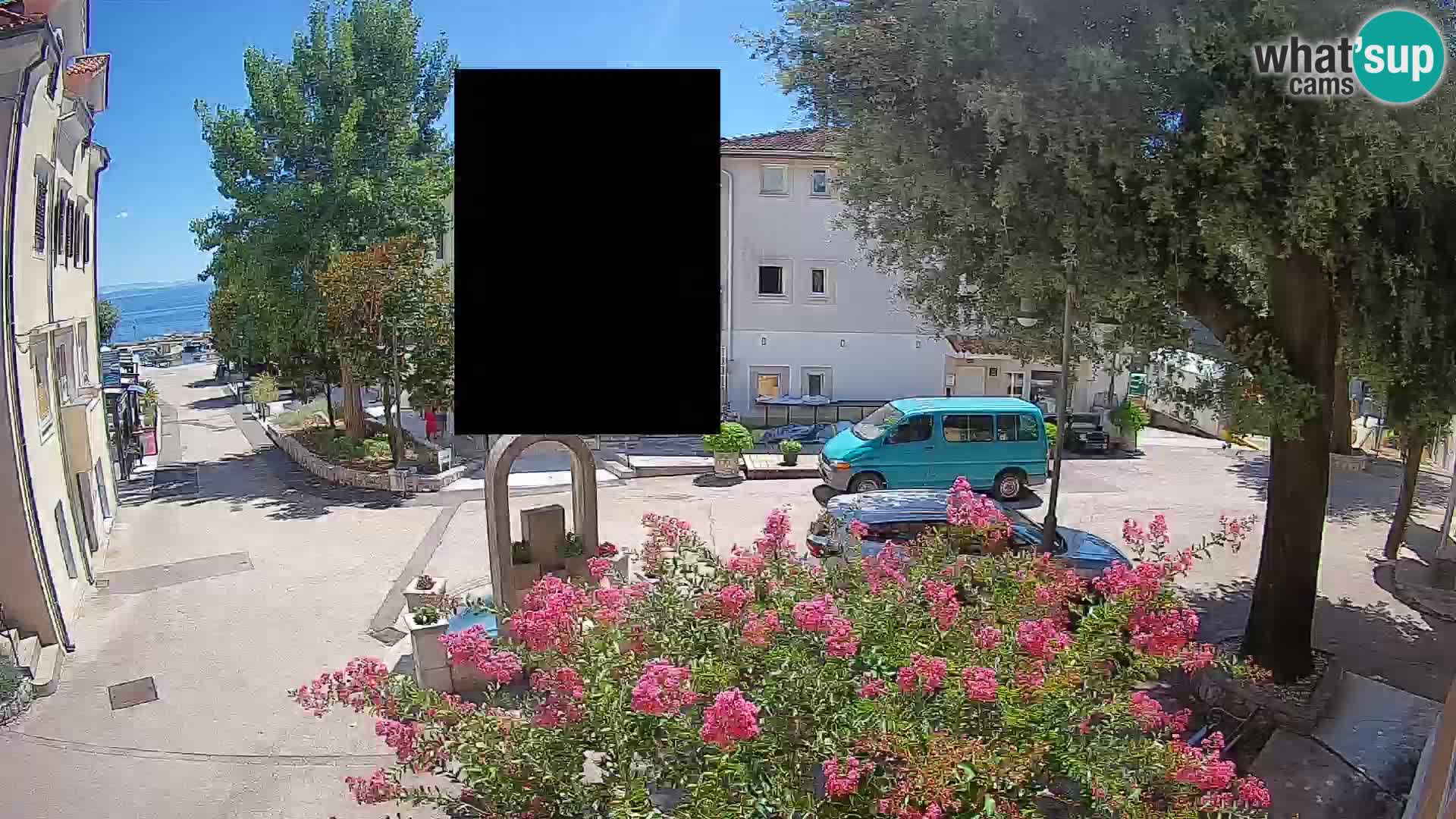 Webcam Centro Draga di Moschiena – Vista live sul centro