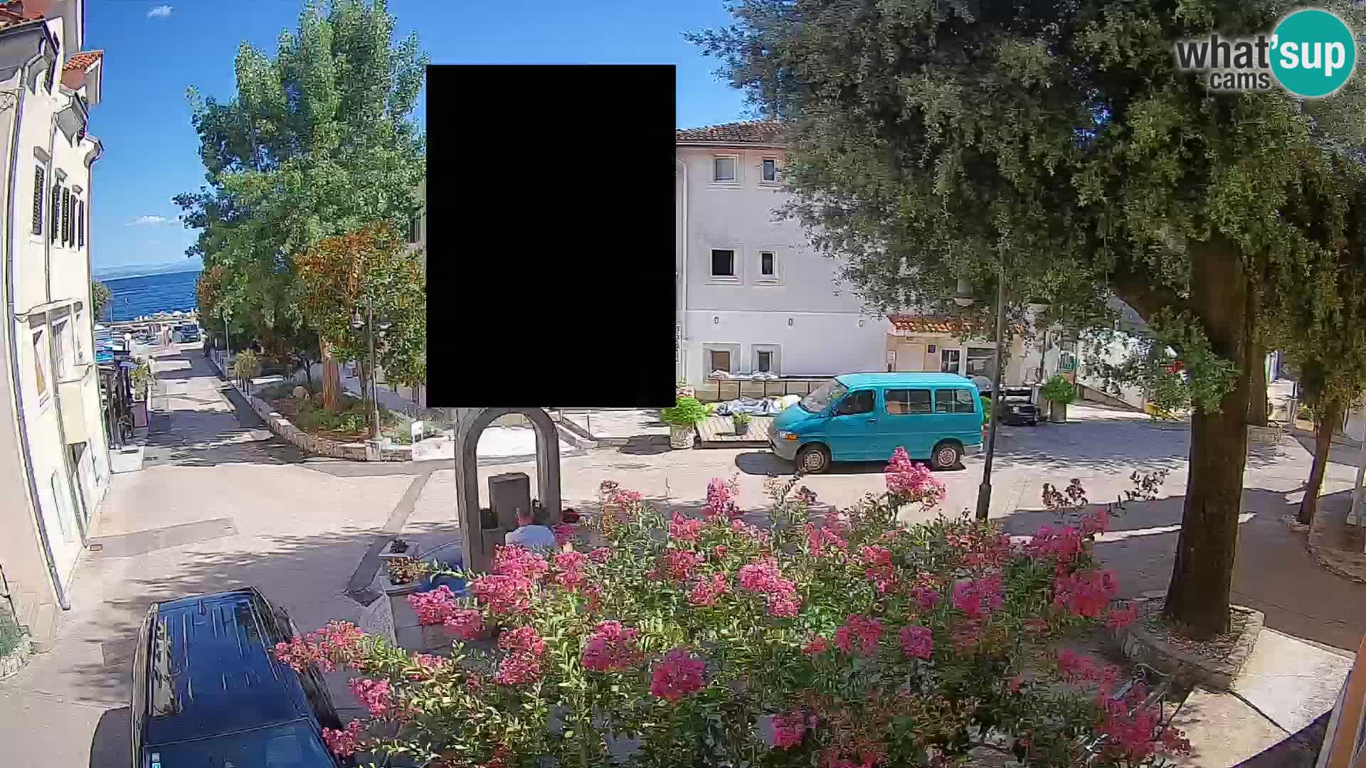 Webcam Mošćenička Draga Zentrum – Liveblick auf das Ortszentrum