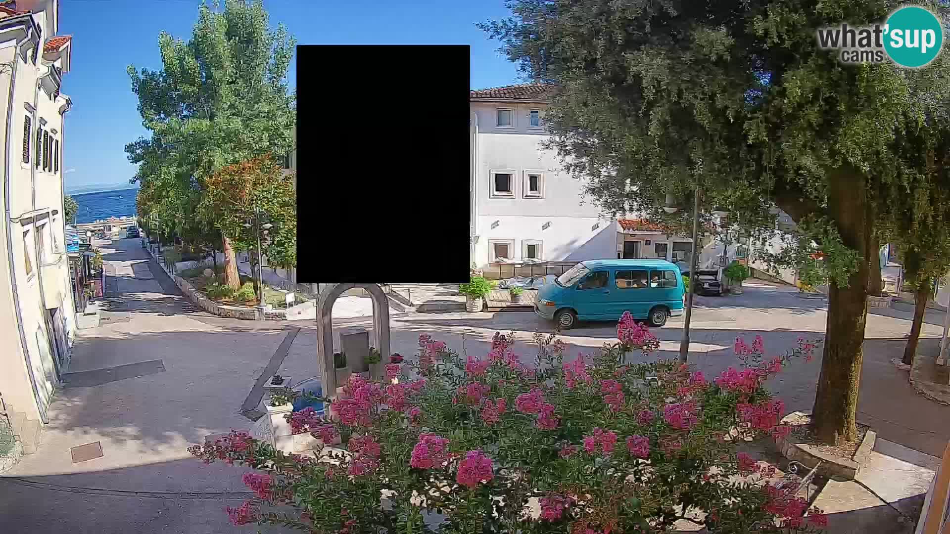 Web kamera centar Mošćeničke Drage – Pogled uživo