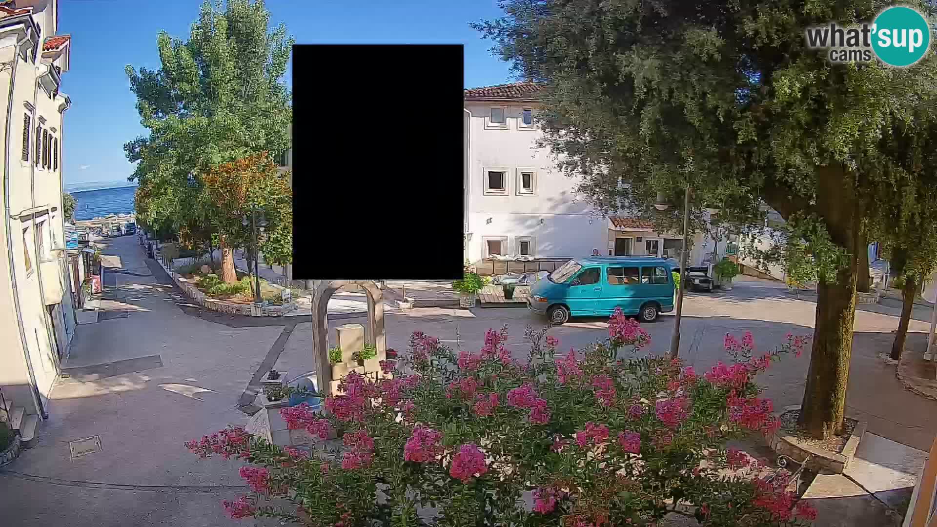 Web kamera centar Mošćeničke Drage – Pogled uživo